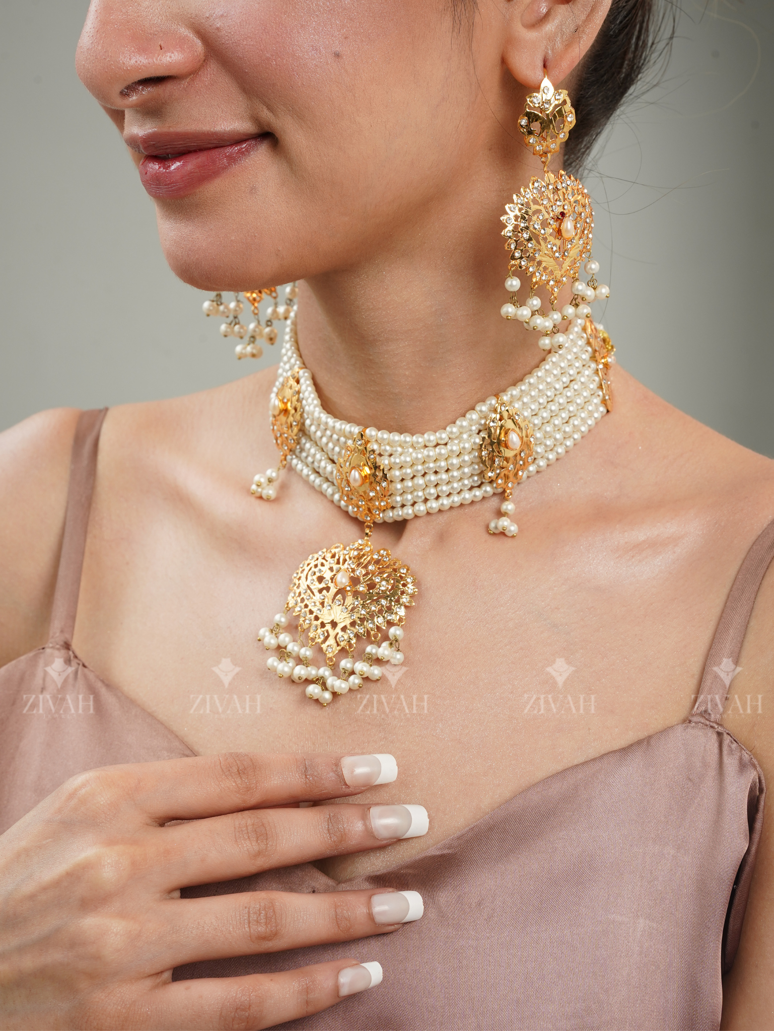 Hyderabadi Patra Choker Set
