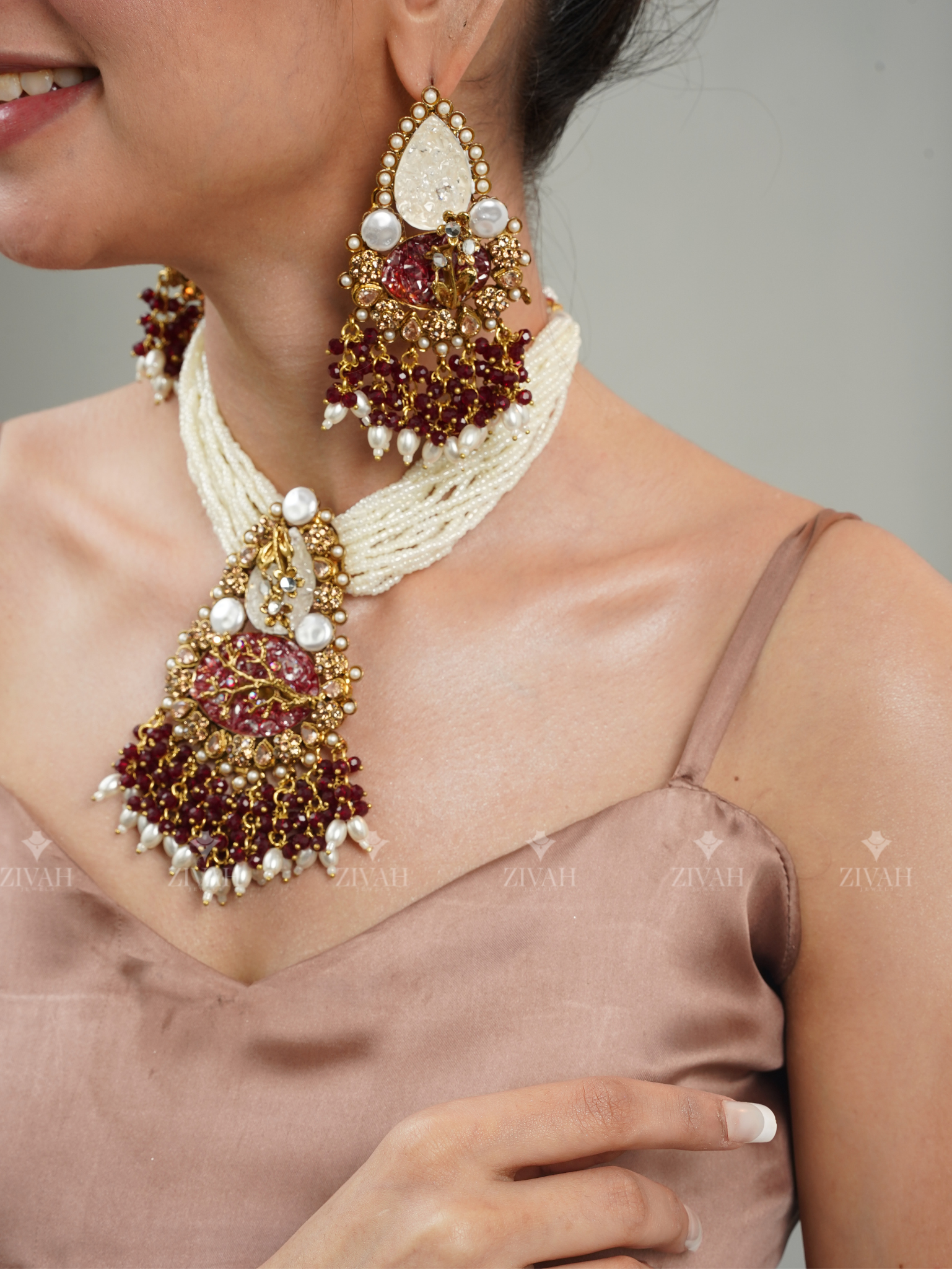 Handmade Designer Turkish Choker Set