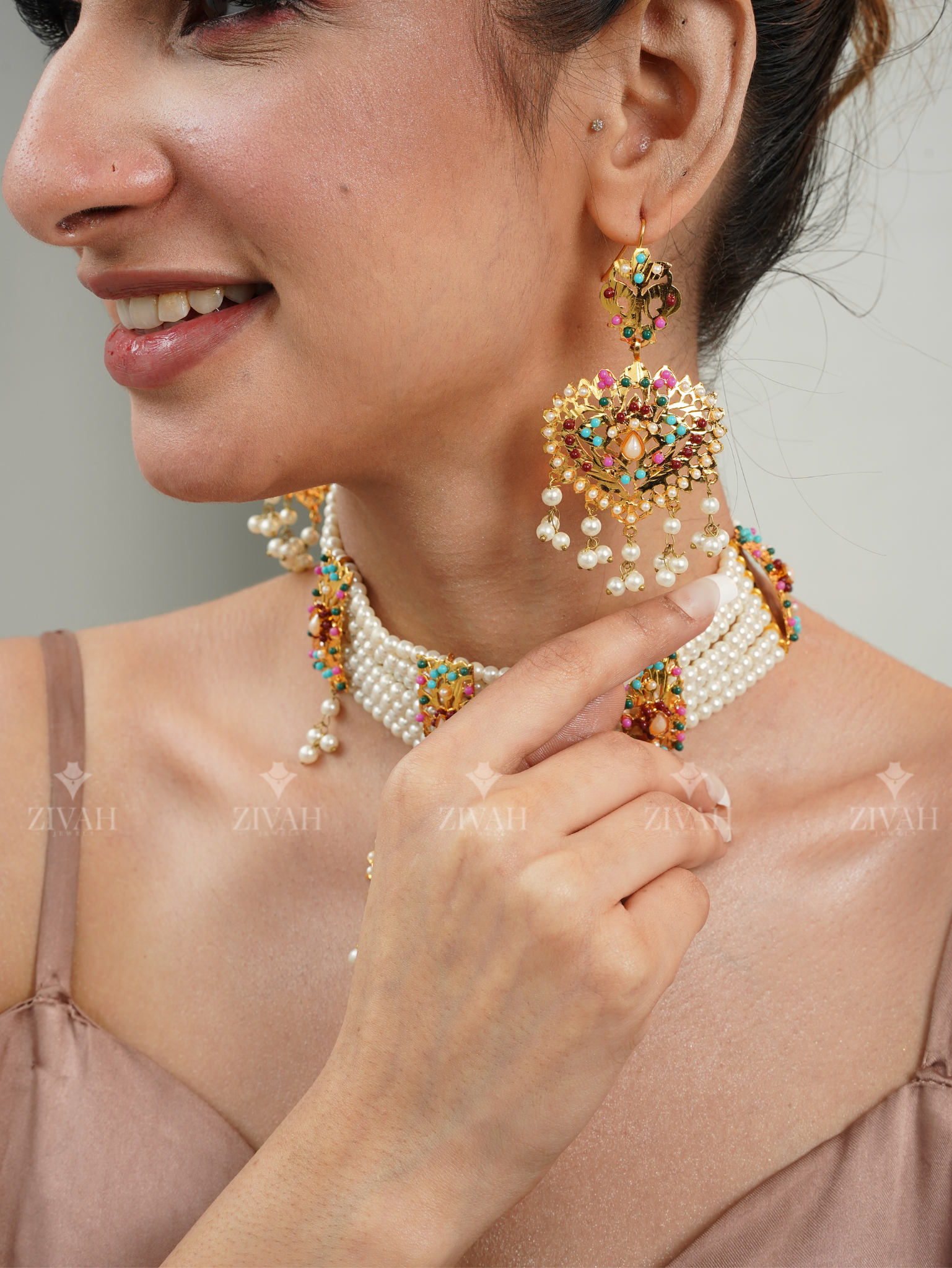 Hyderabadi Patra Choker Set