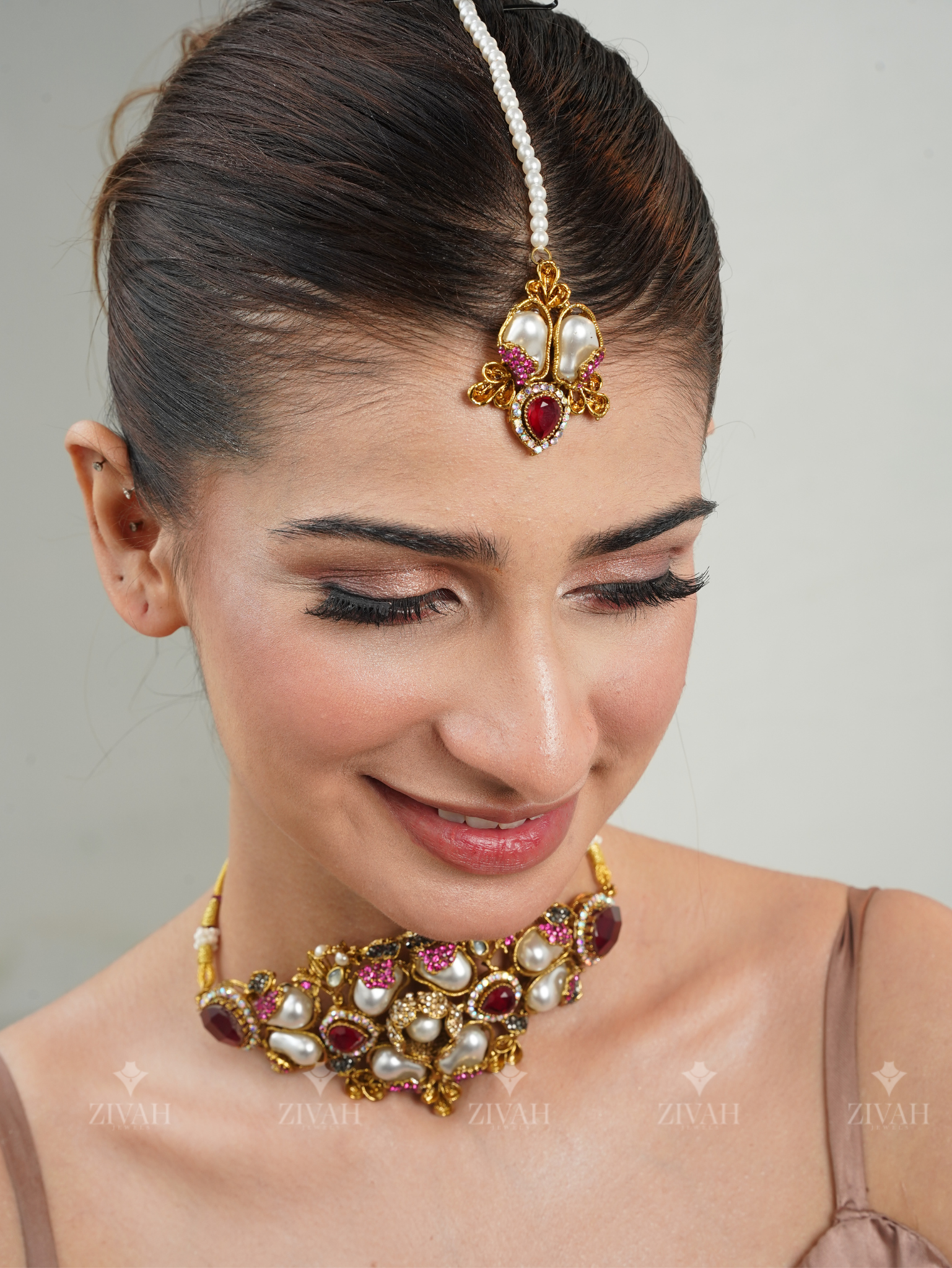 Designer Turkish Double Choker Set