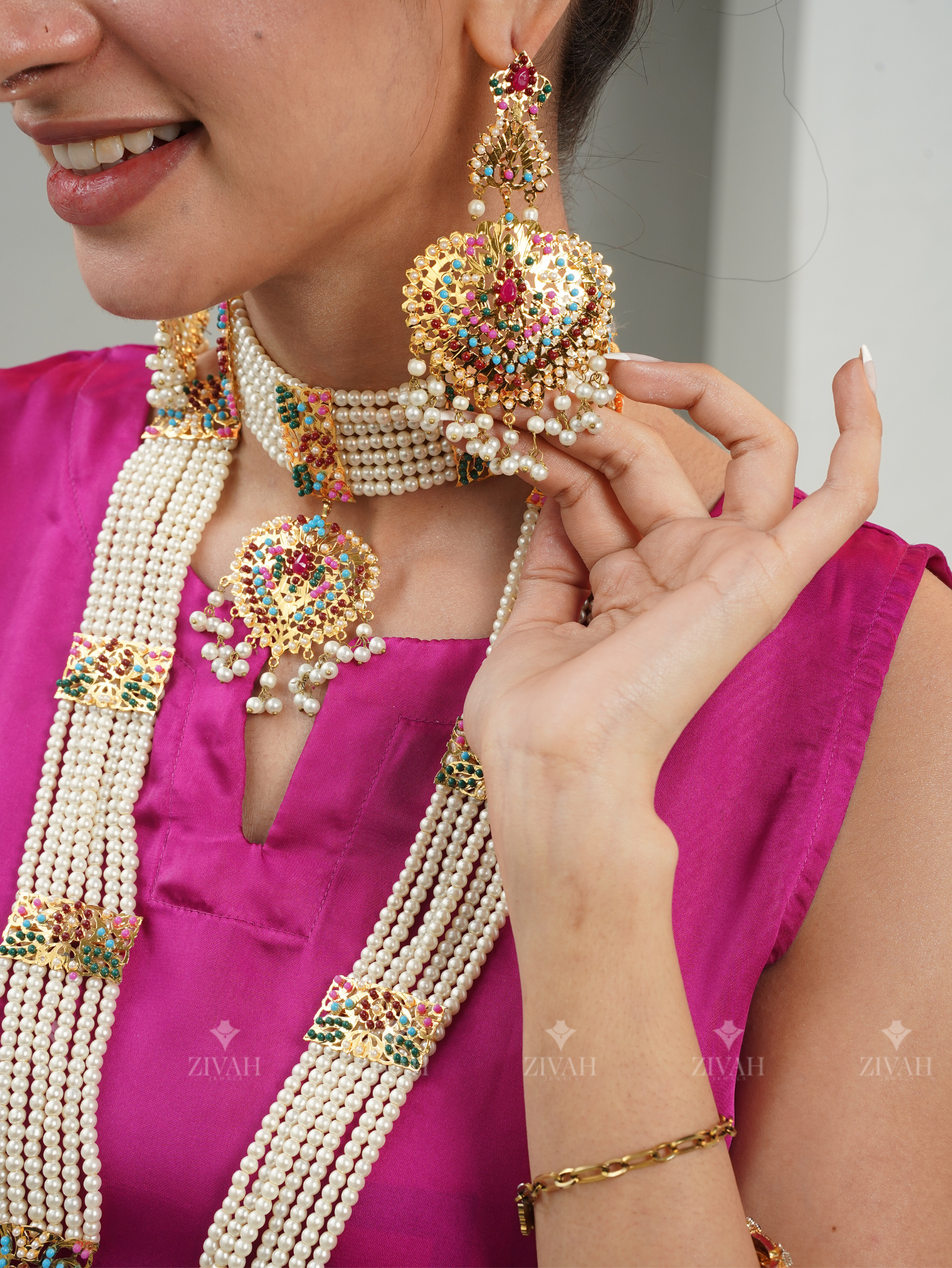 Exclusive Sadabahar Hyderabadi Bridal Set