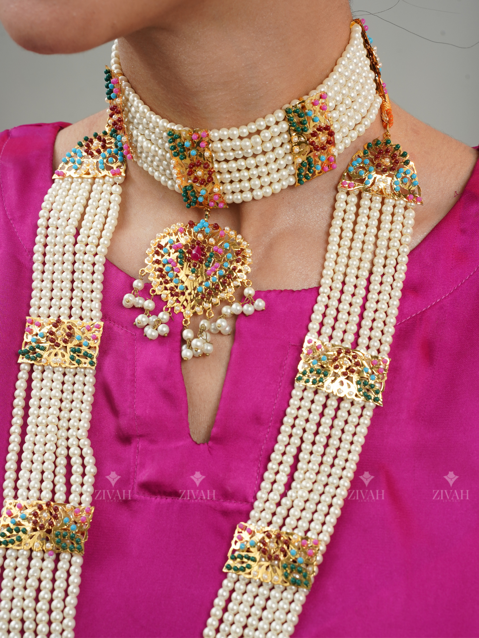 Exclusive Sadabahar Hyderabadi Bridal Set