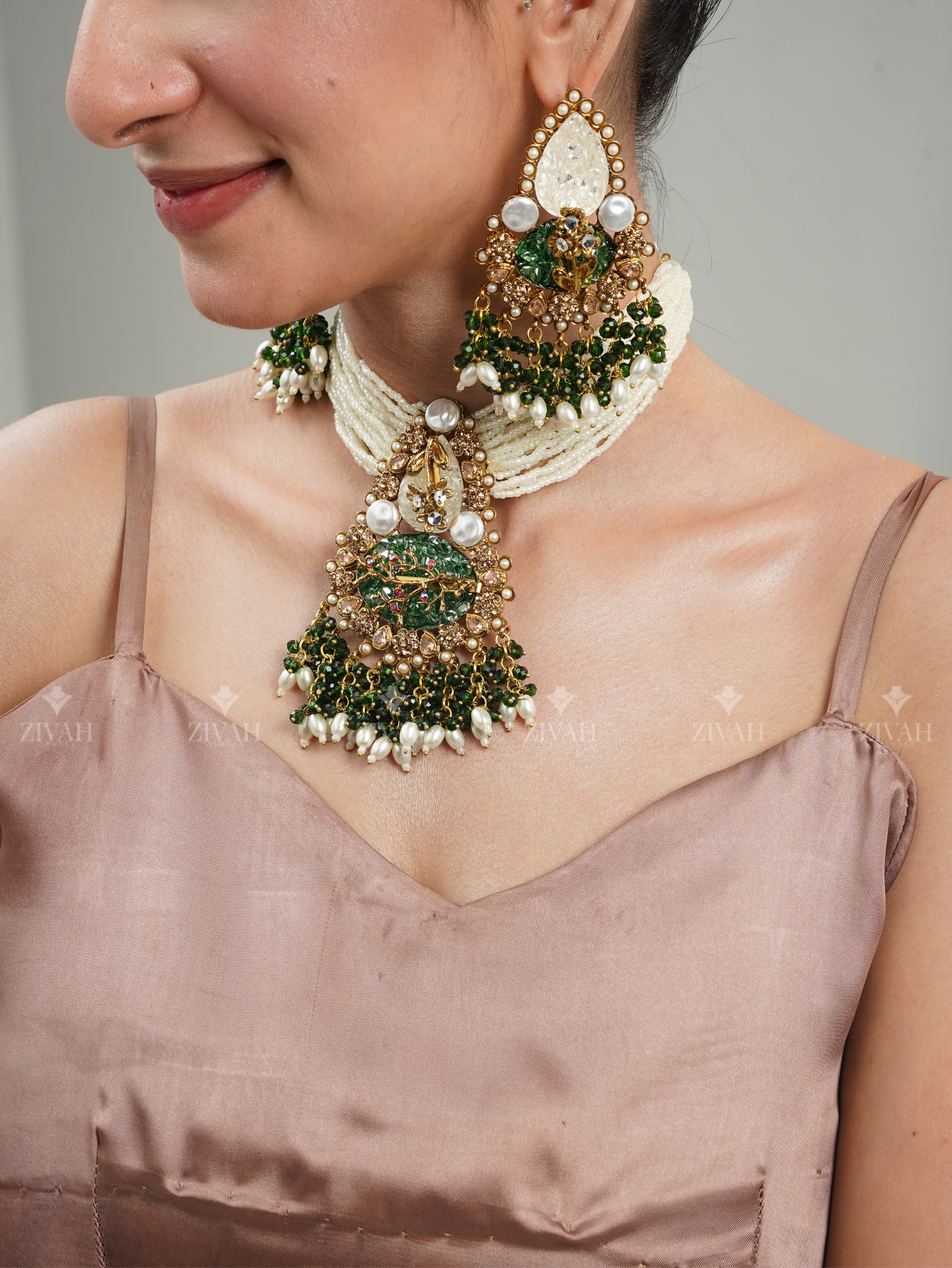 Handmade Designer Turkish Choker Set