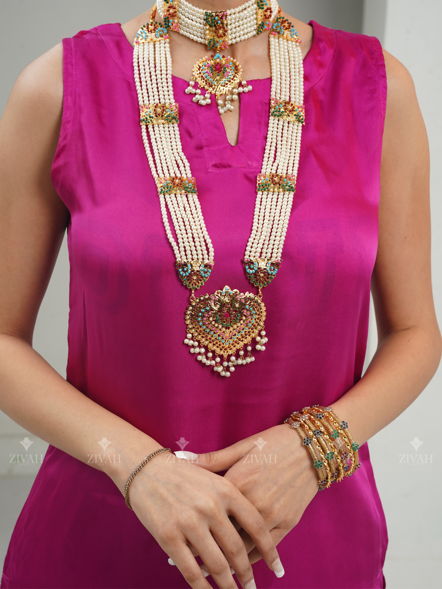 Exclusive Sadabahar Hyderabadi Bridal Set