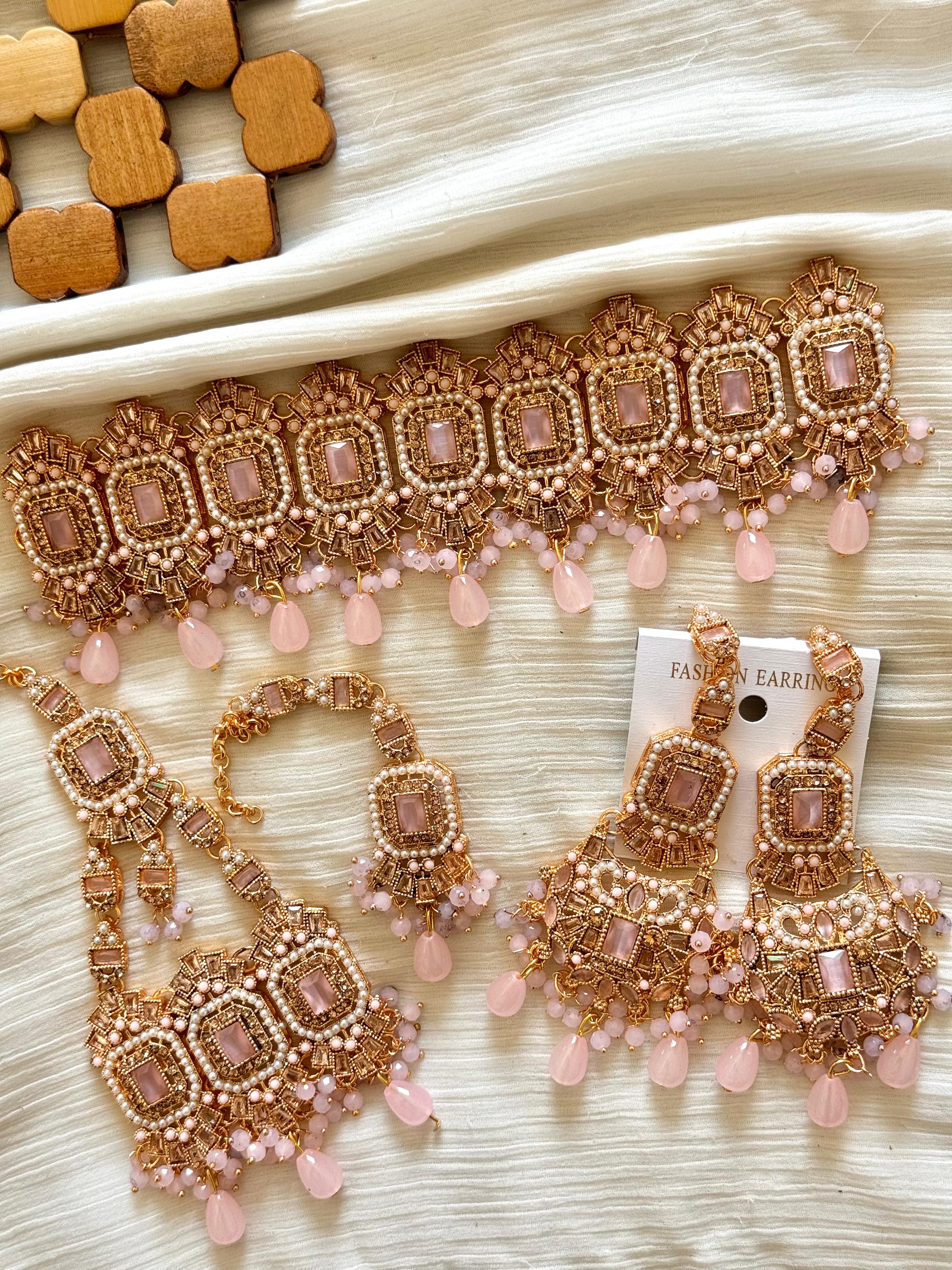 Colourful Zircon Choker Sets