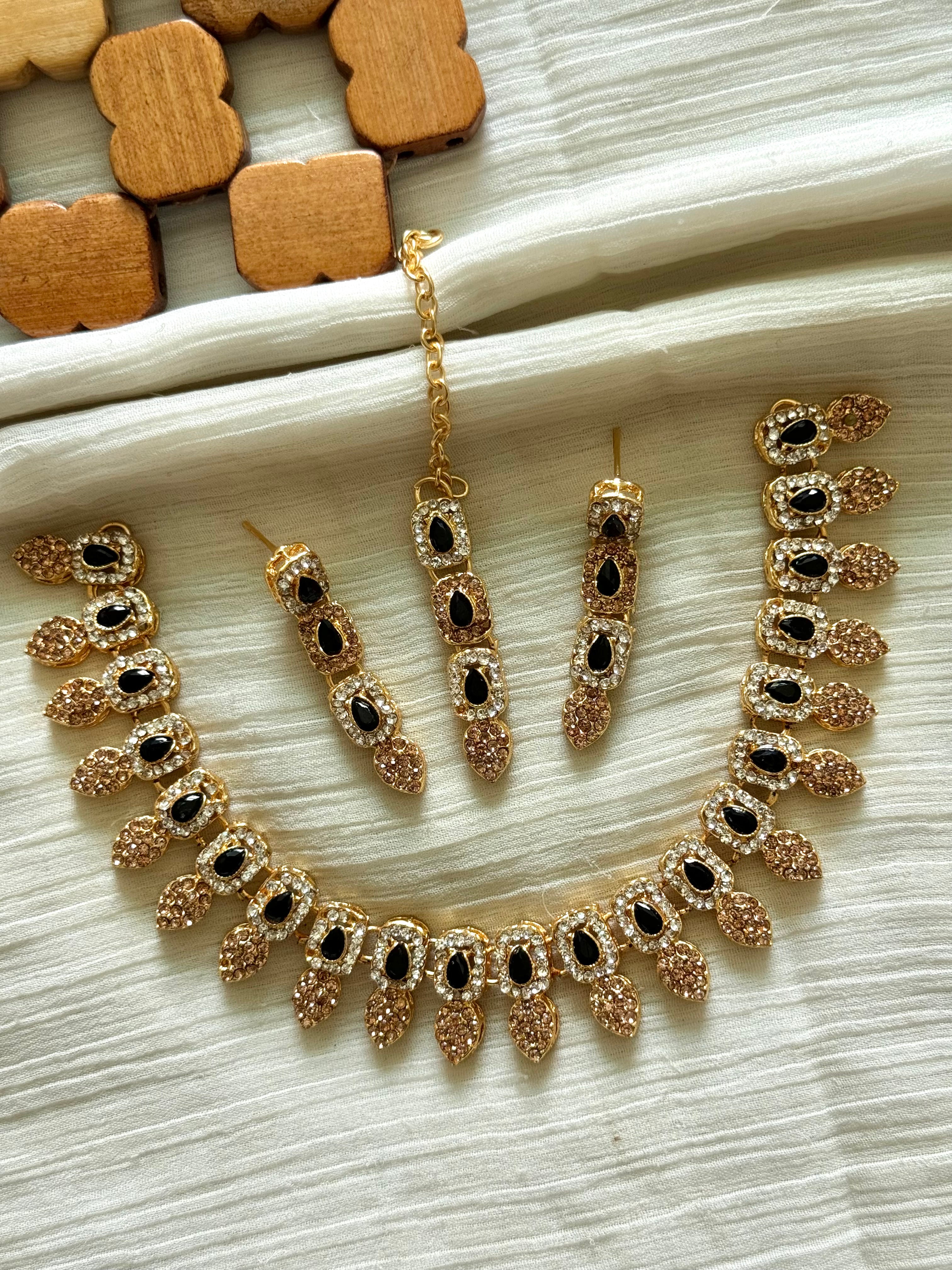 Colourful Zircon Necklace Sets