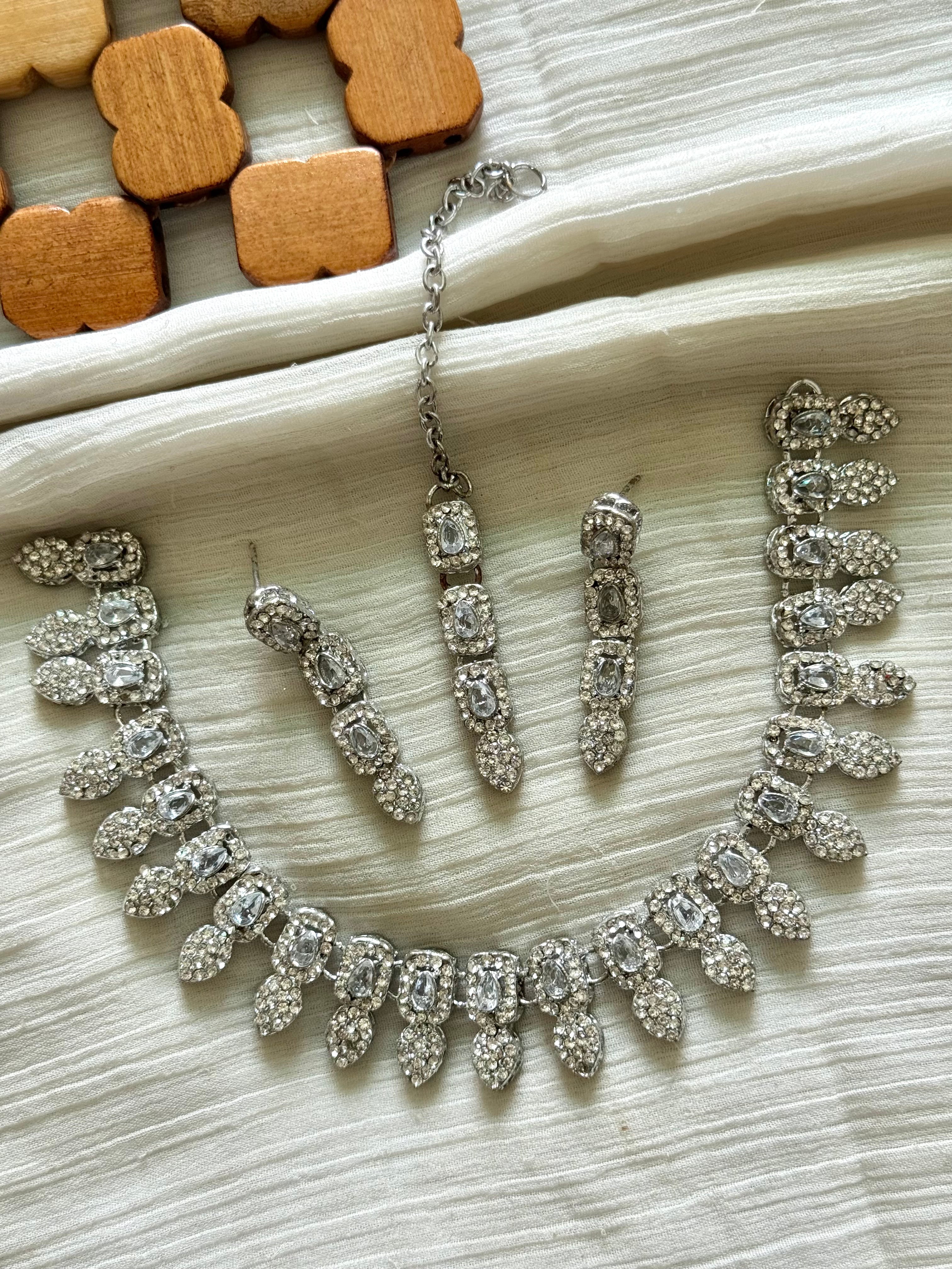 Colourful Zircon Necklace Sets