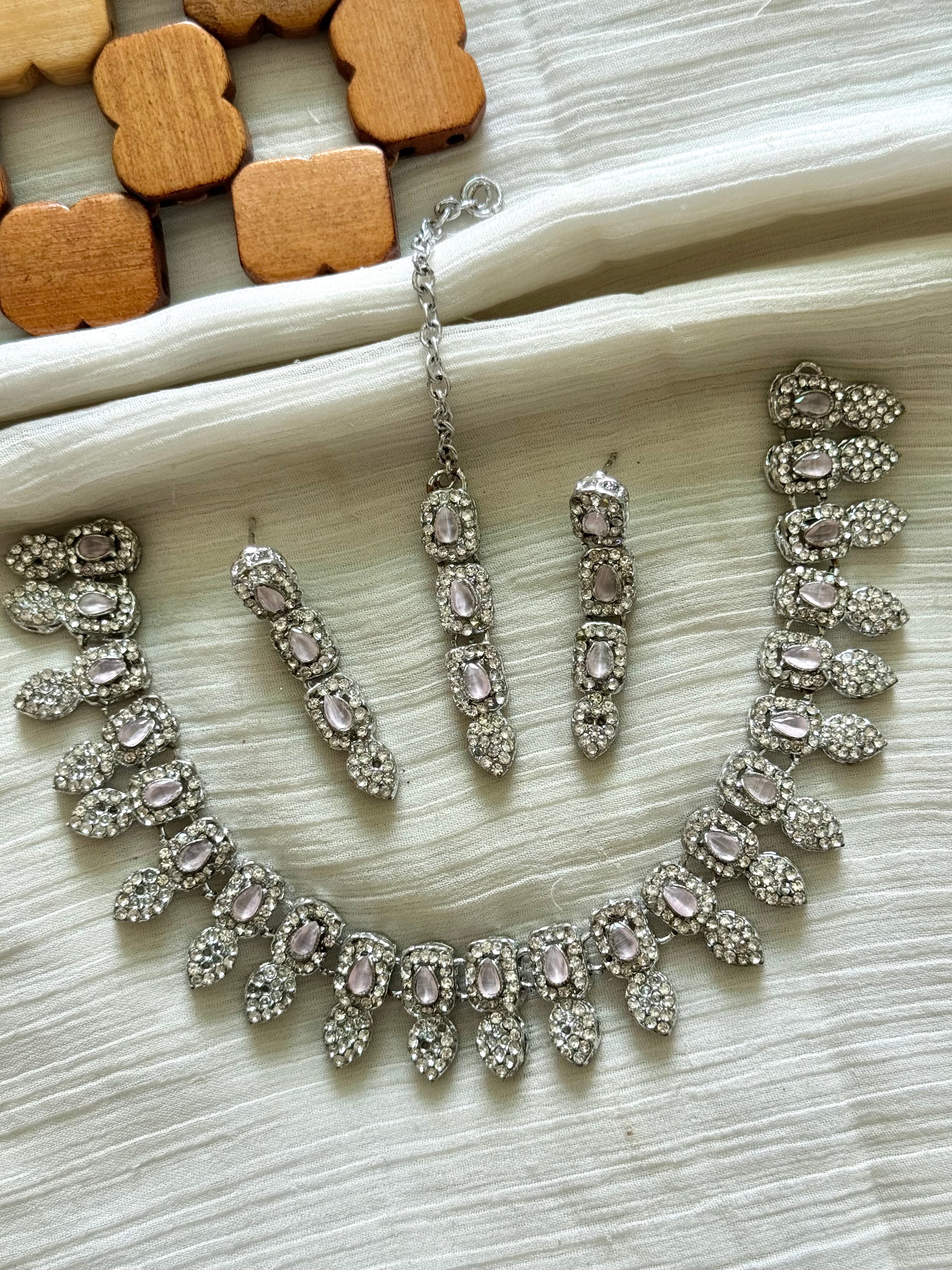 Colourful Zircon Necklace Sets