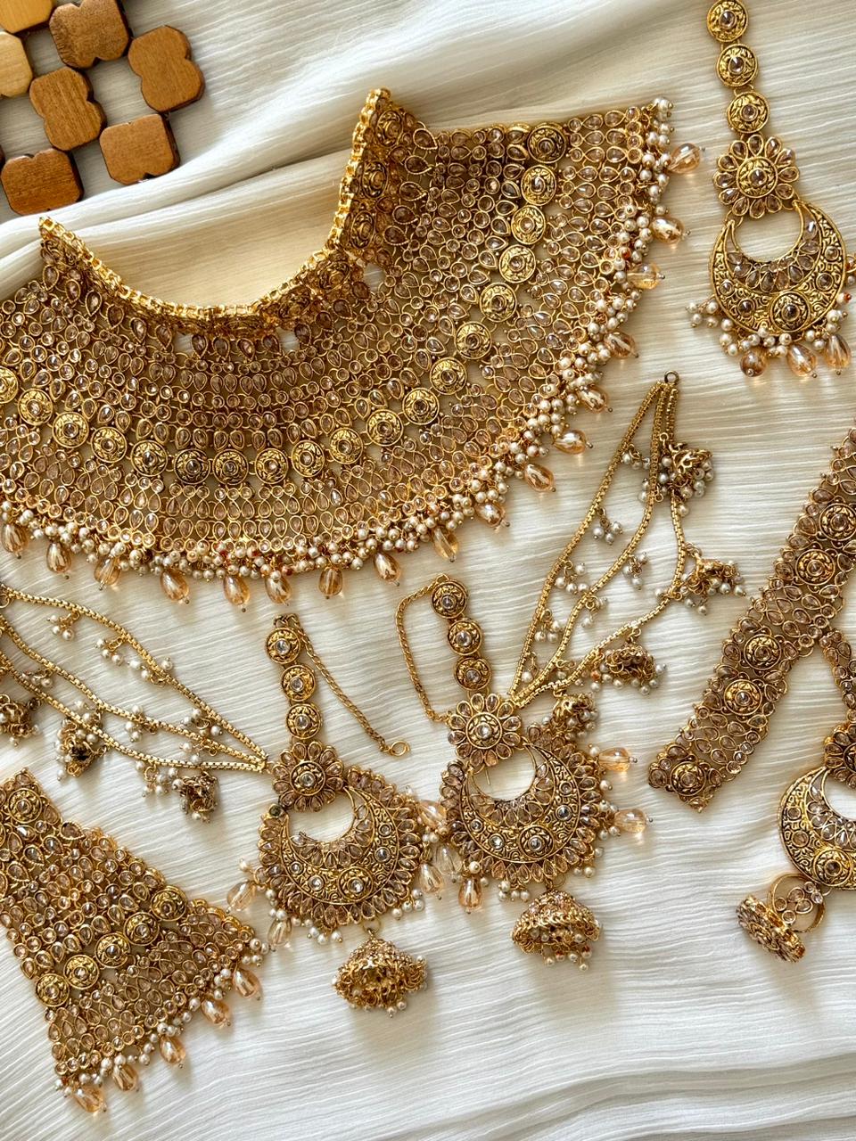 Handmade Zircon Bridal Sets Ring Bracelet