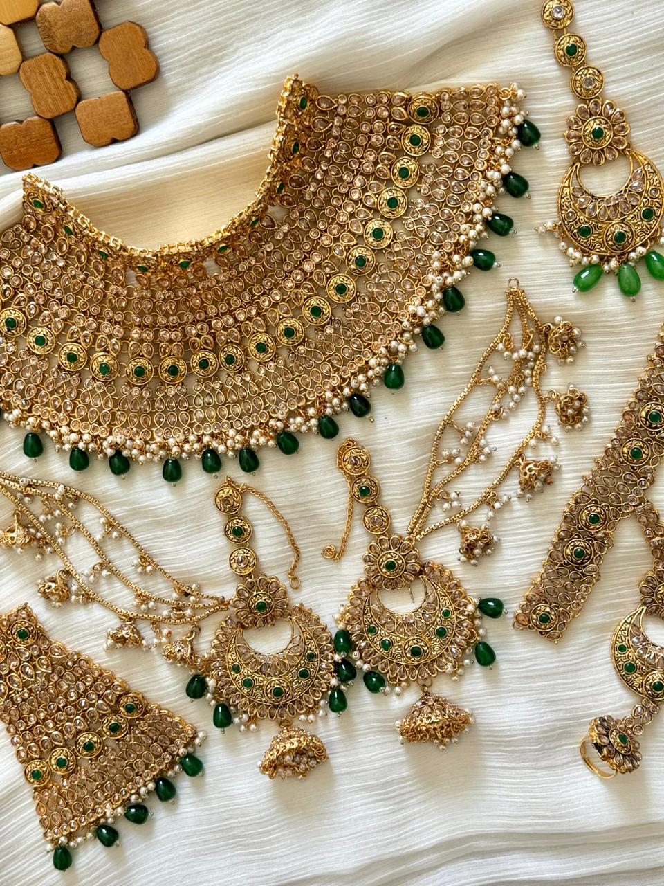 Handmade Zircon Bridal Sets Ring Bracelet