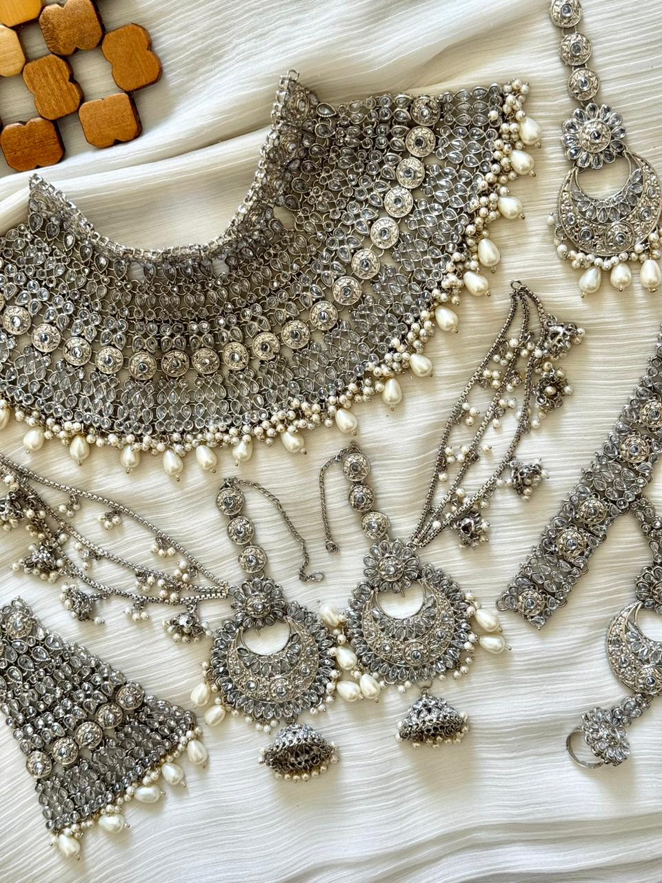 Handmade Zircon Bridal Sets Ring Bracelet