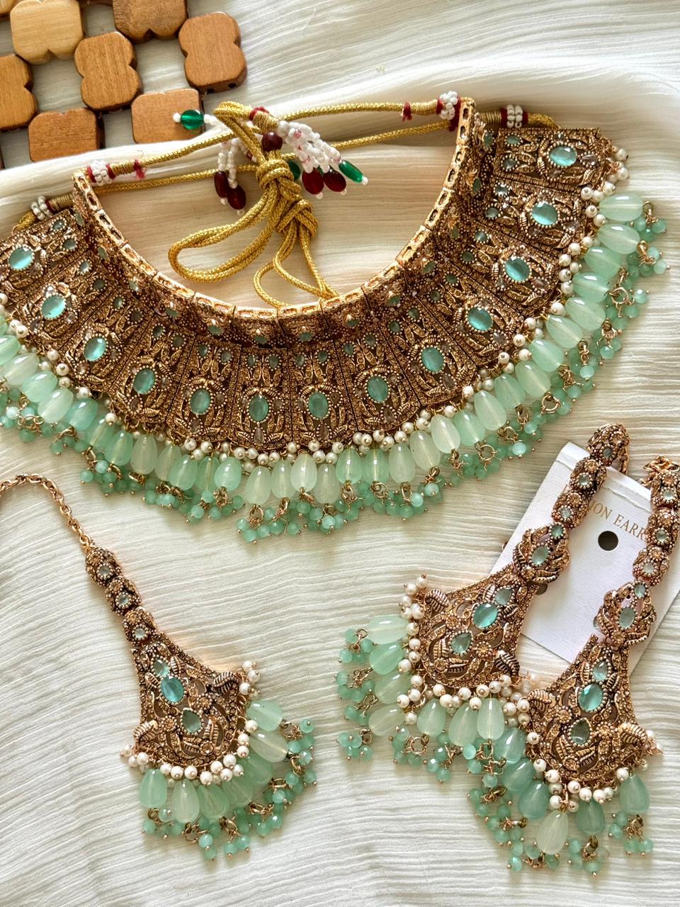 Rajwadi Style Heavy Bridal Set