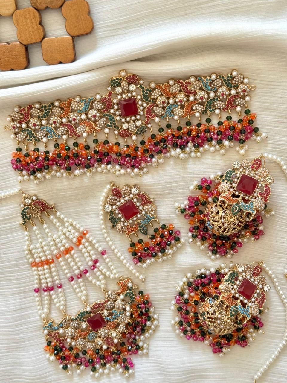 Nauratan Rangreza Bridal Set