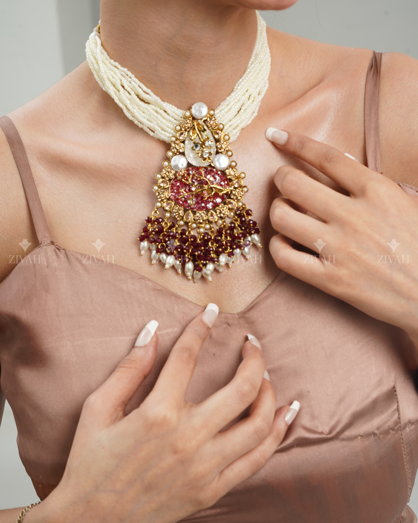 Handmade Designer Turkish Choker Set