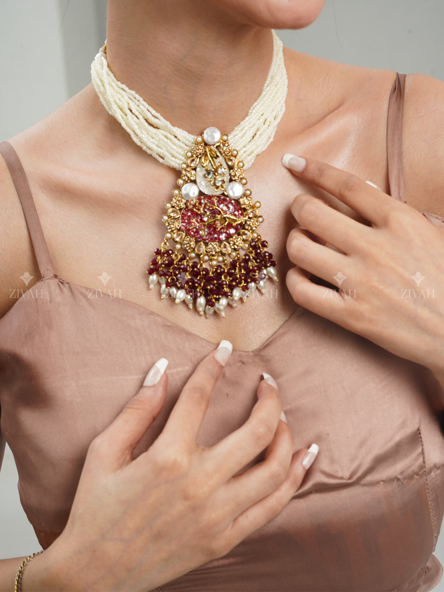 Handmade Designer Turkish Choker Set