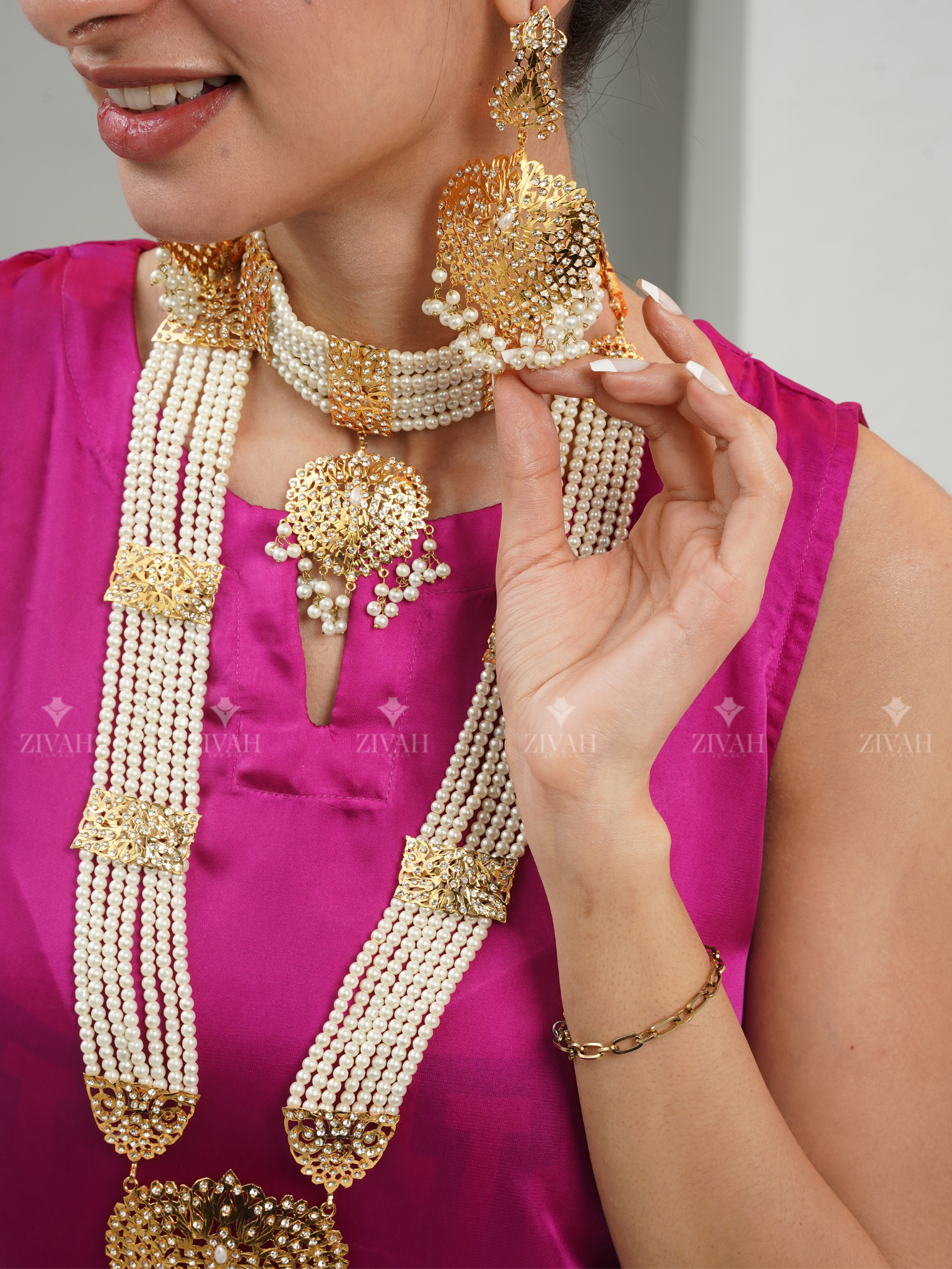 Exclusive Sadabahar Hyderabadi Bridal  Set