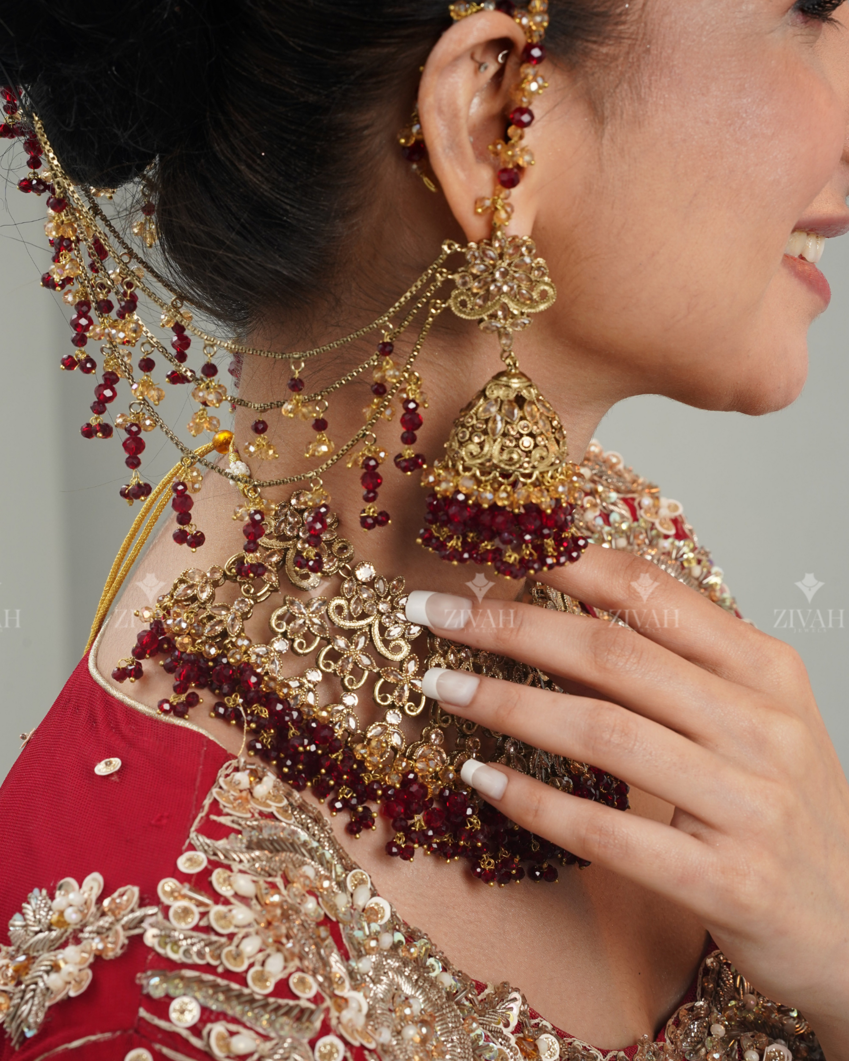 Designer Zircon Bridal Set