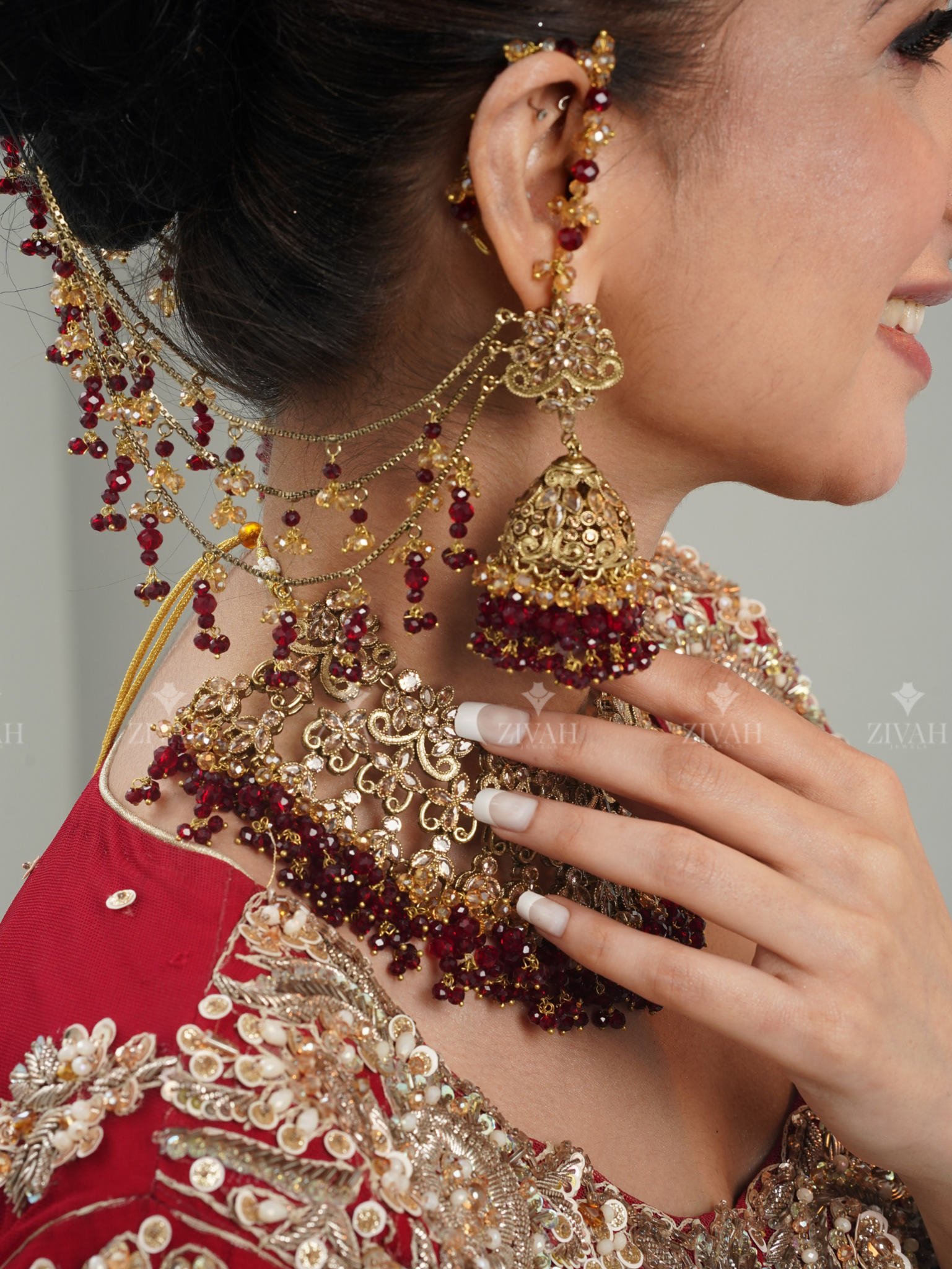 Designer Zircon Bridal Set