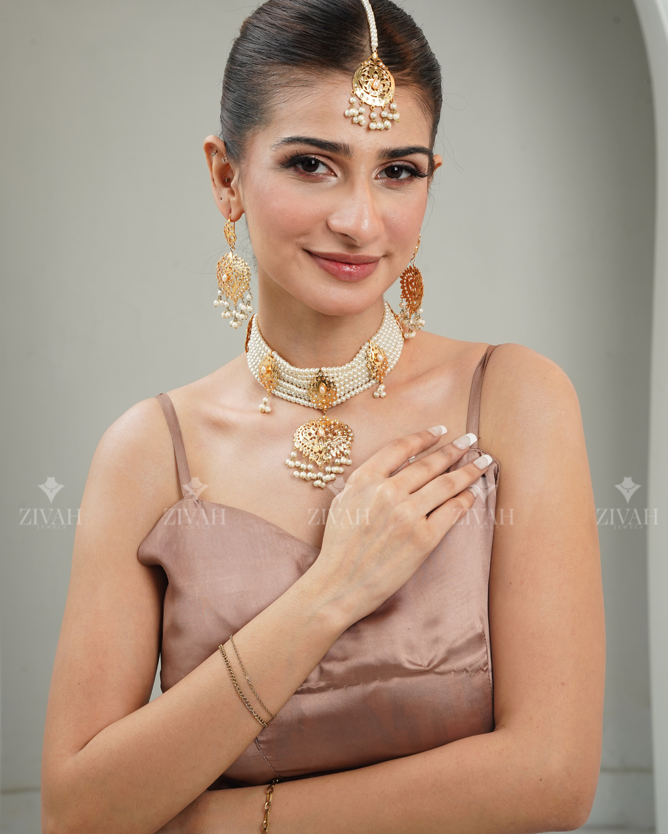 Hyderabadi Patra Choker Set