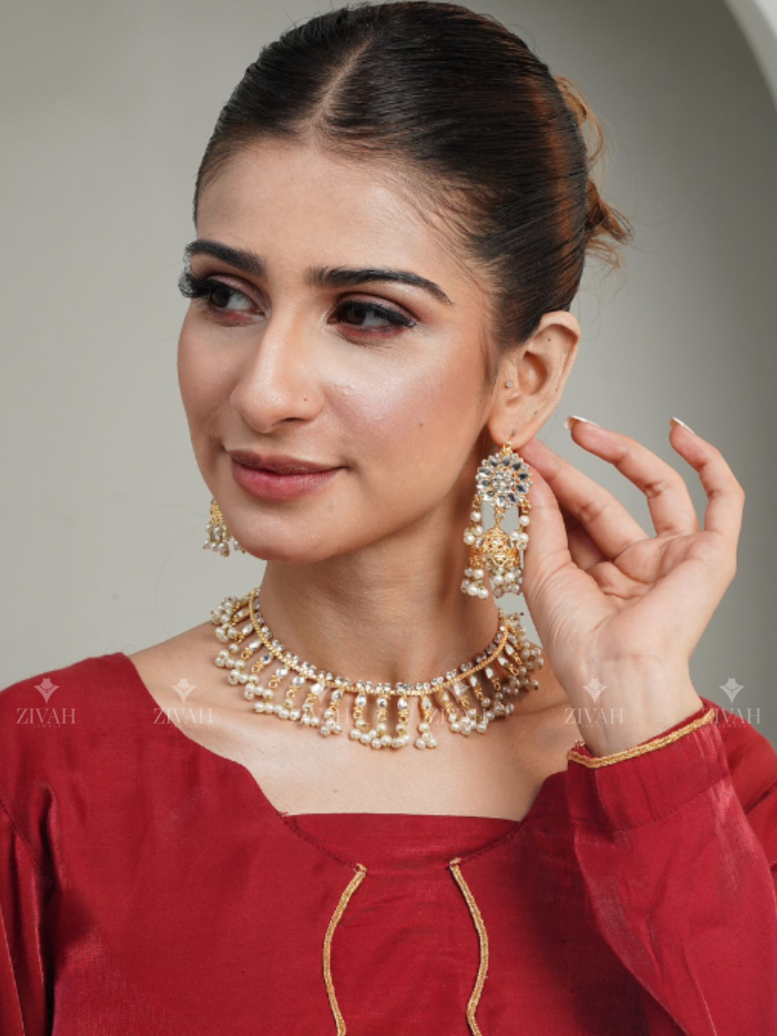 Casting Kudan Necklace Set