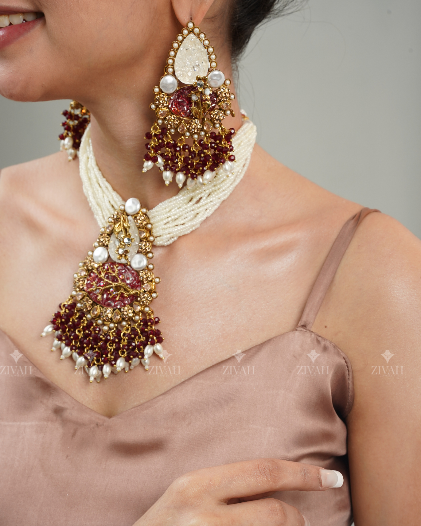 Handmade Designer Turkish Choker Set