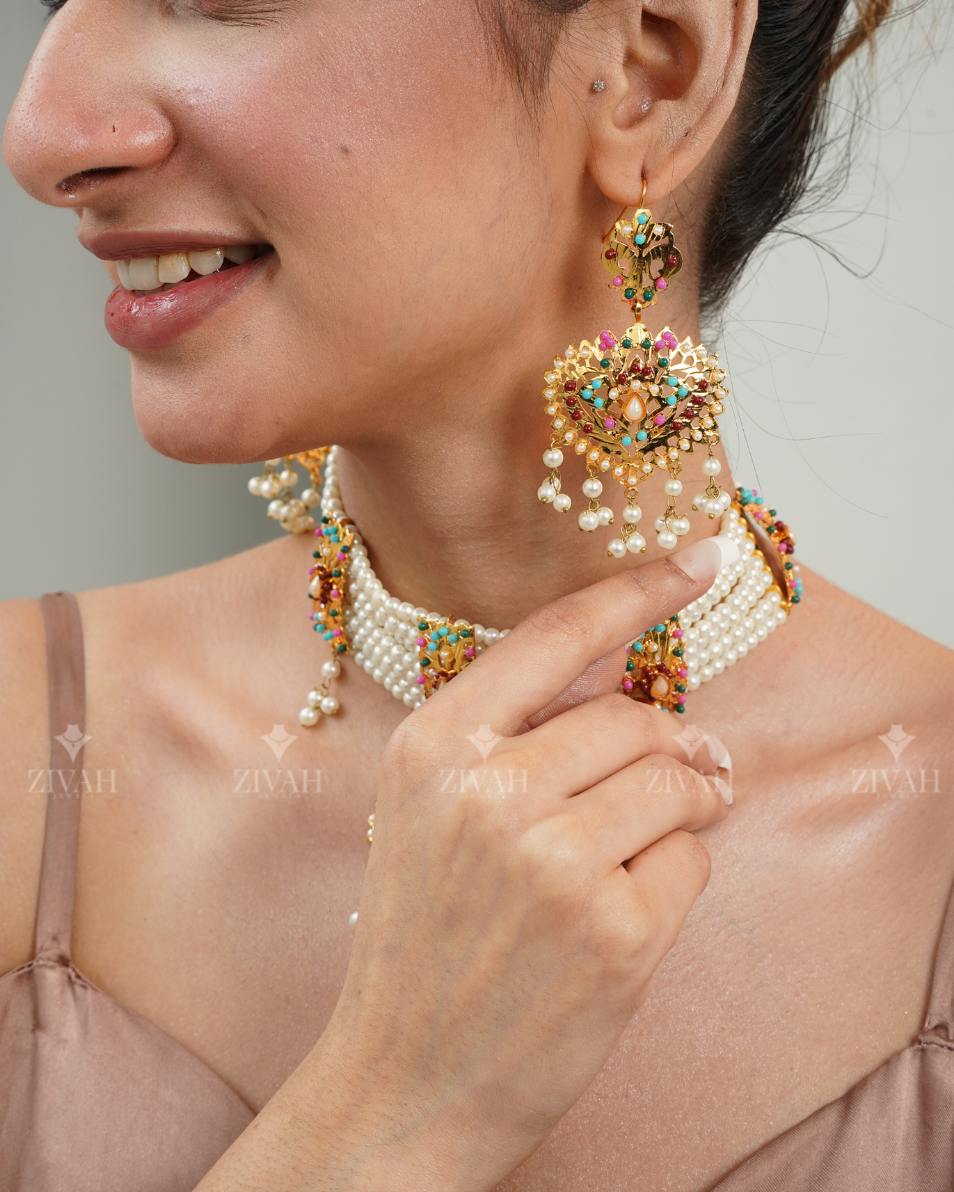 Hyderabadi Patra Choker Set