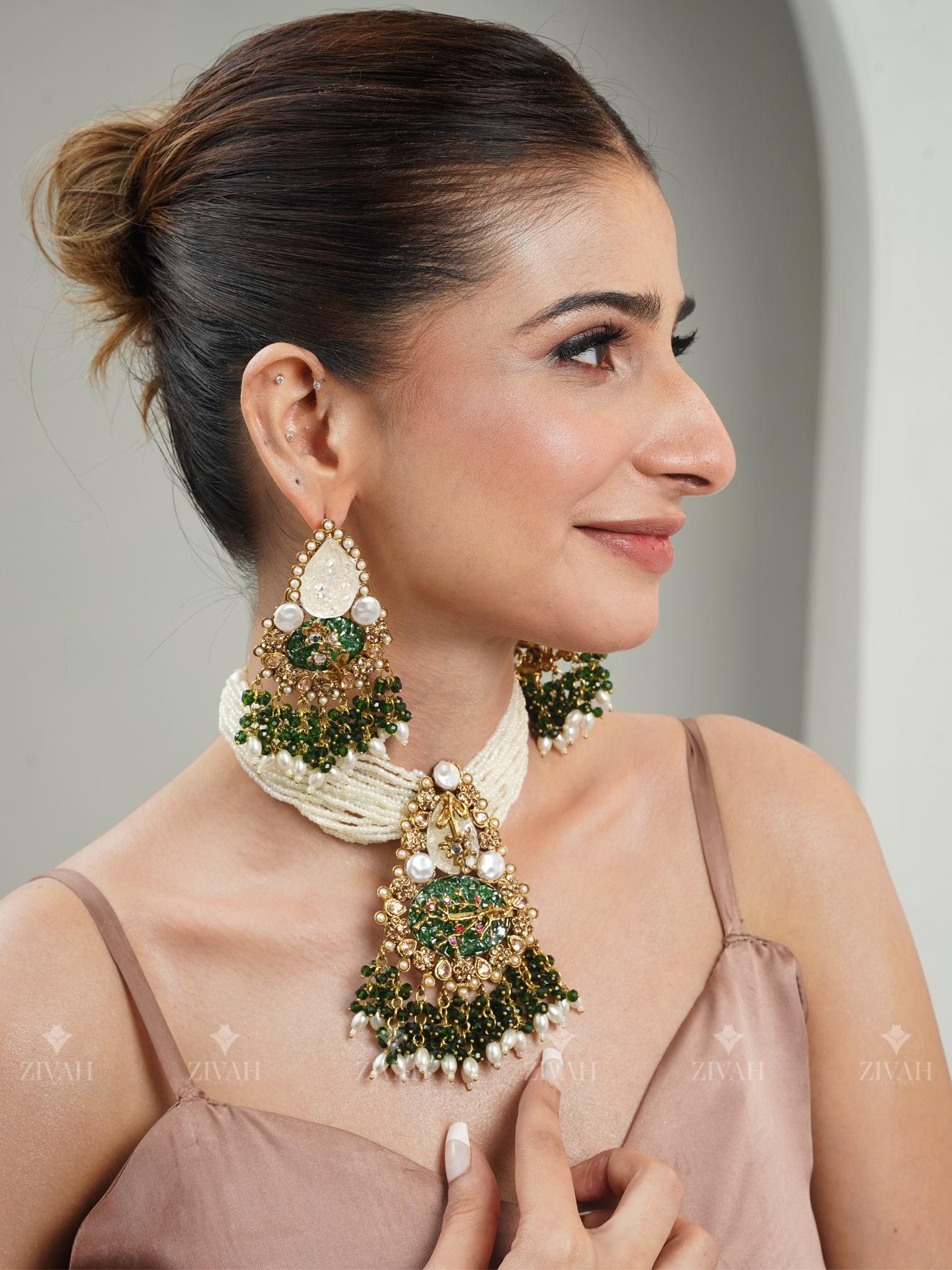 Handmade Designer Turkish Choker Set