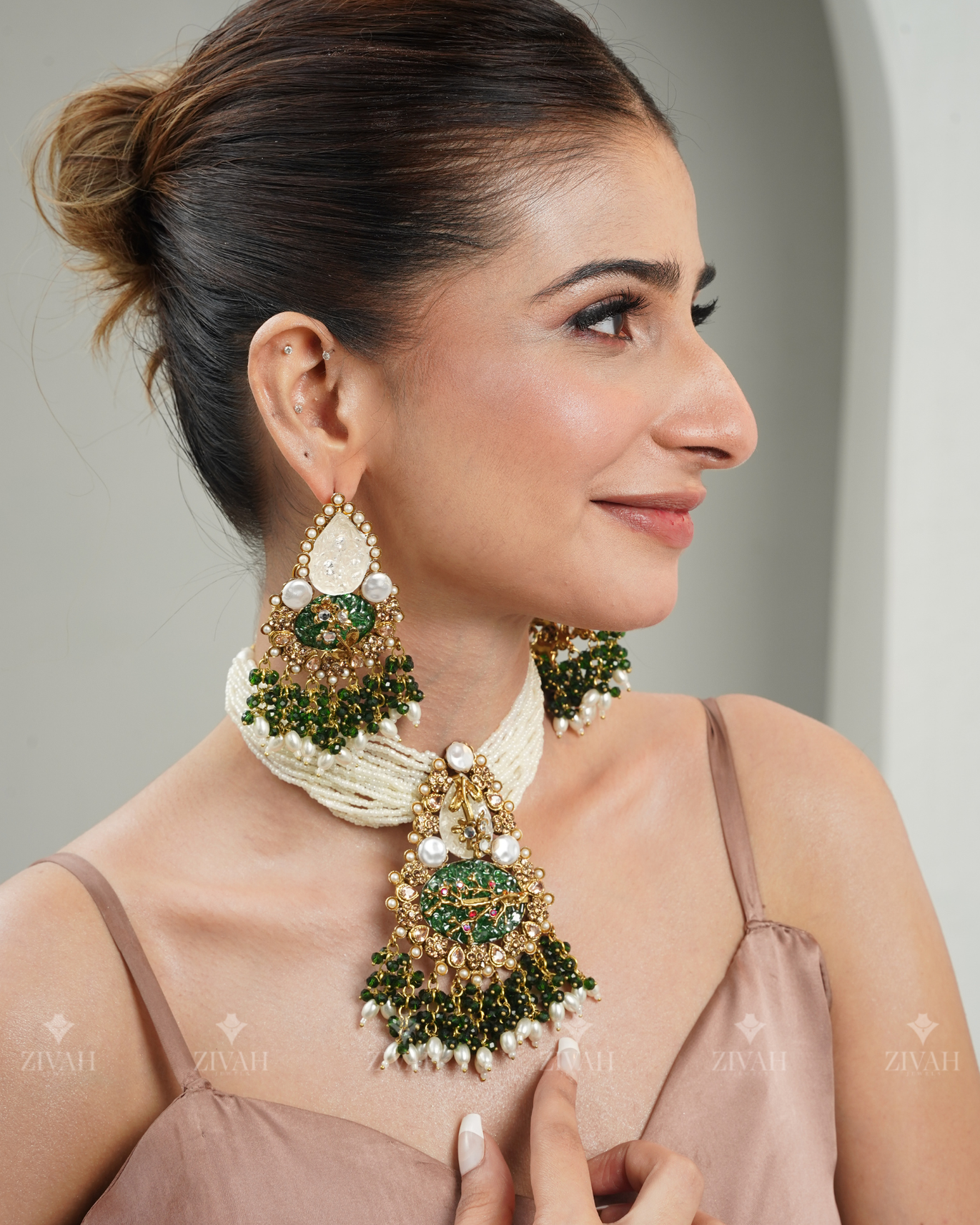 Handmade Designer Turkish Choker Set