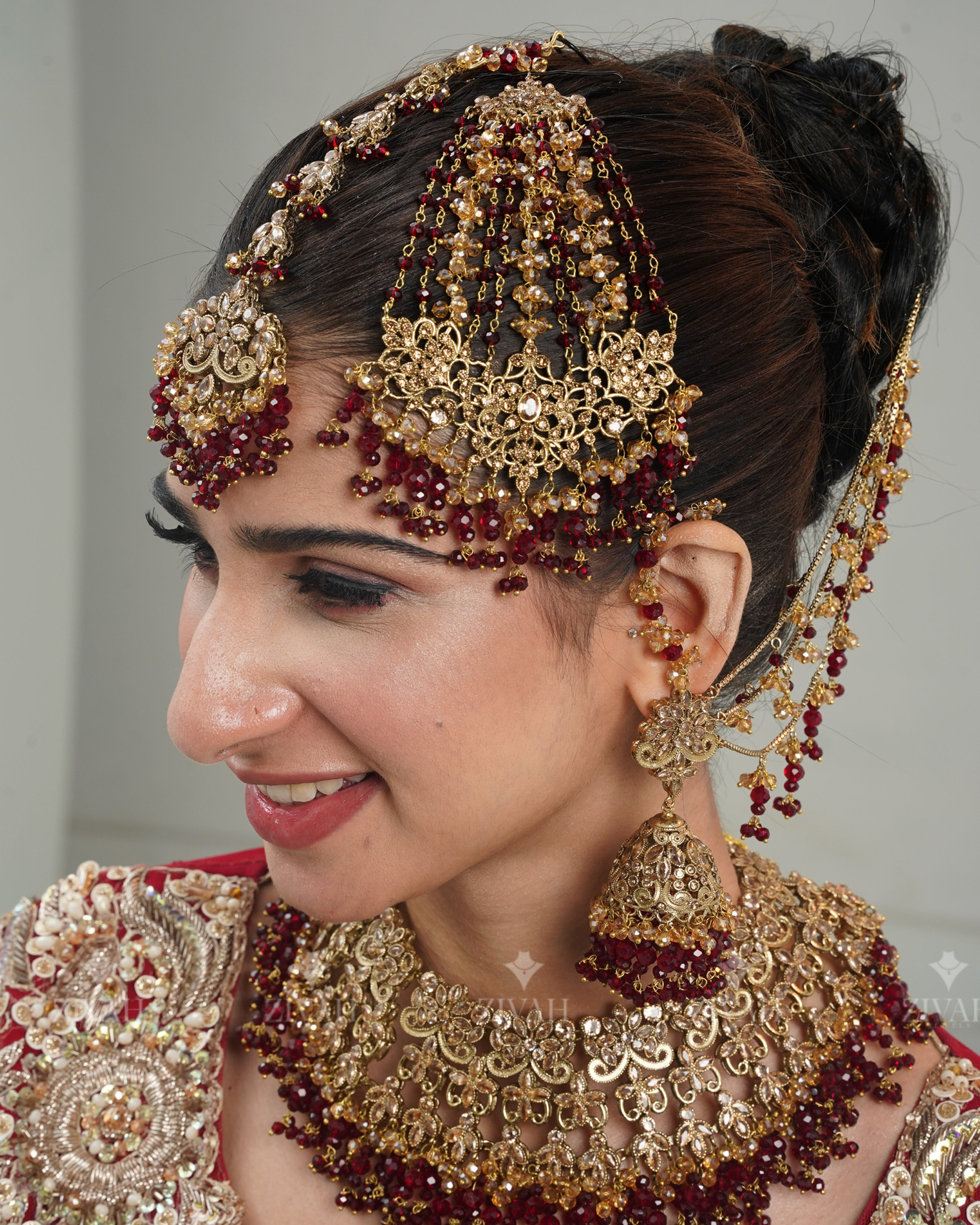 Designer Zircon Bridal Set