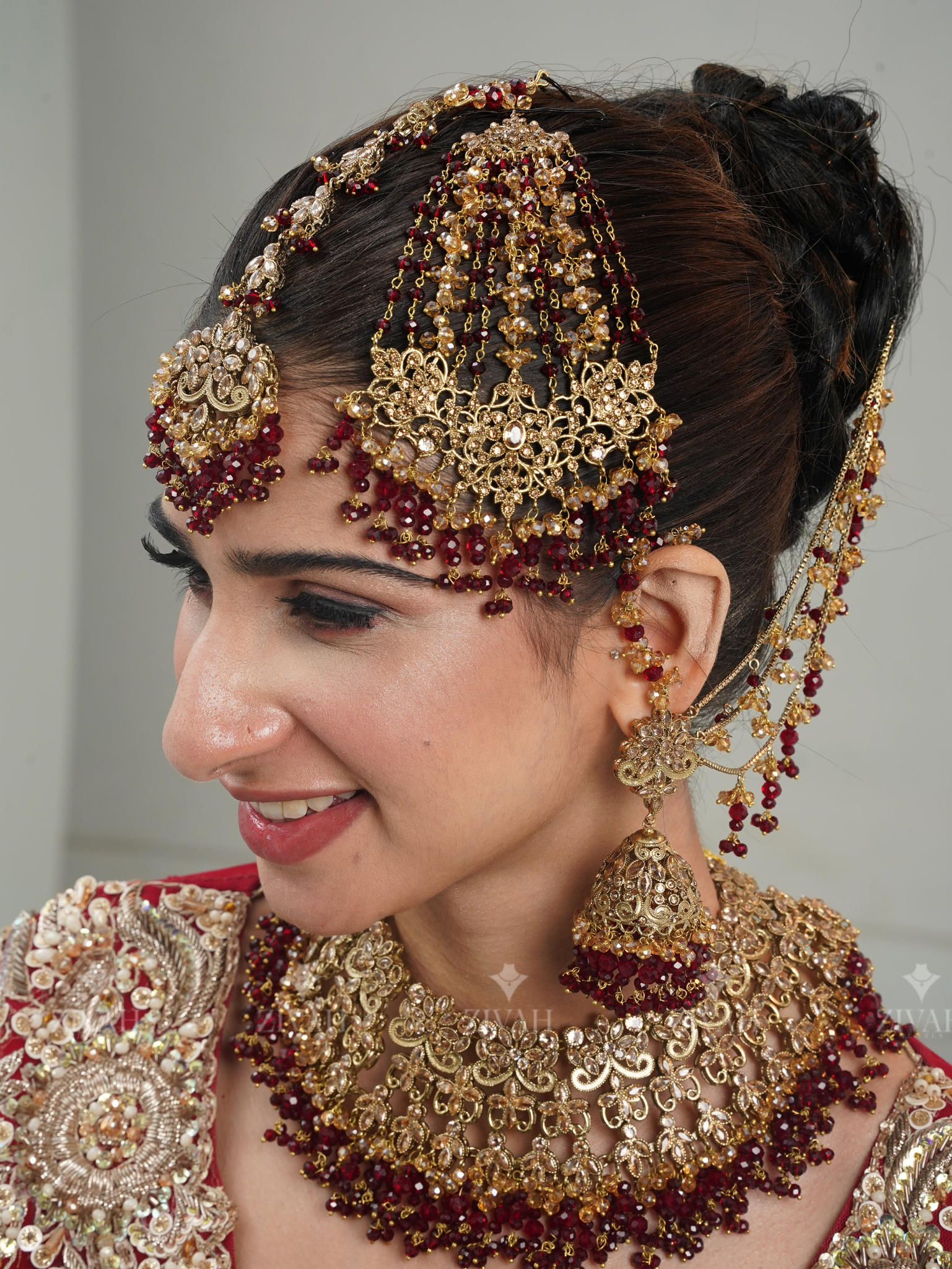 Designer Zircon Bridal Set