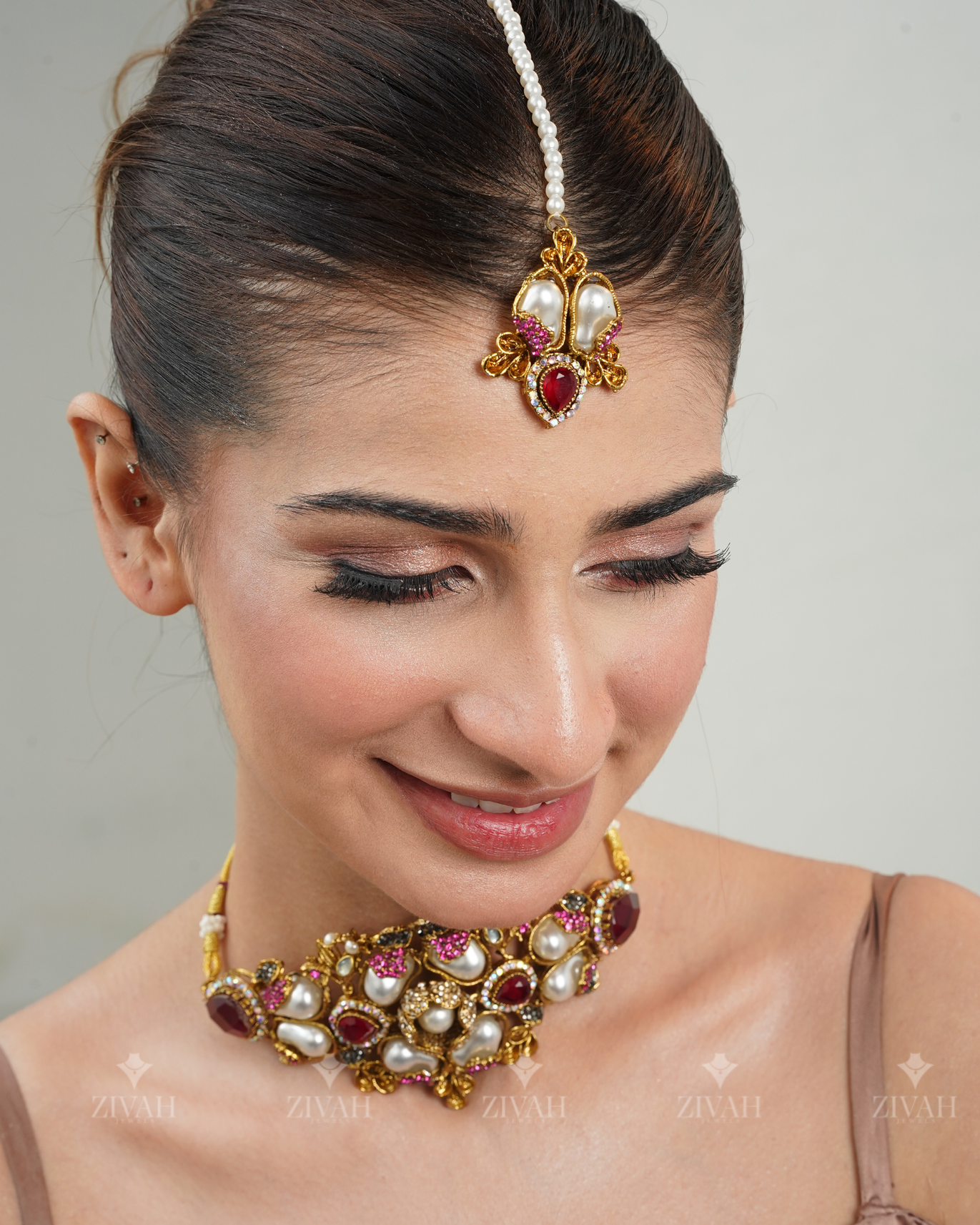 Designer Turkish Double Choker Set