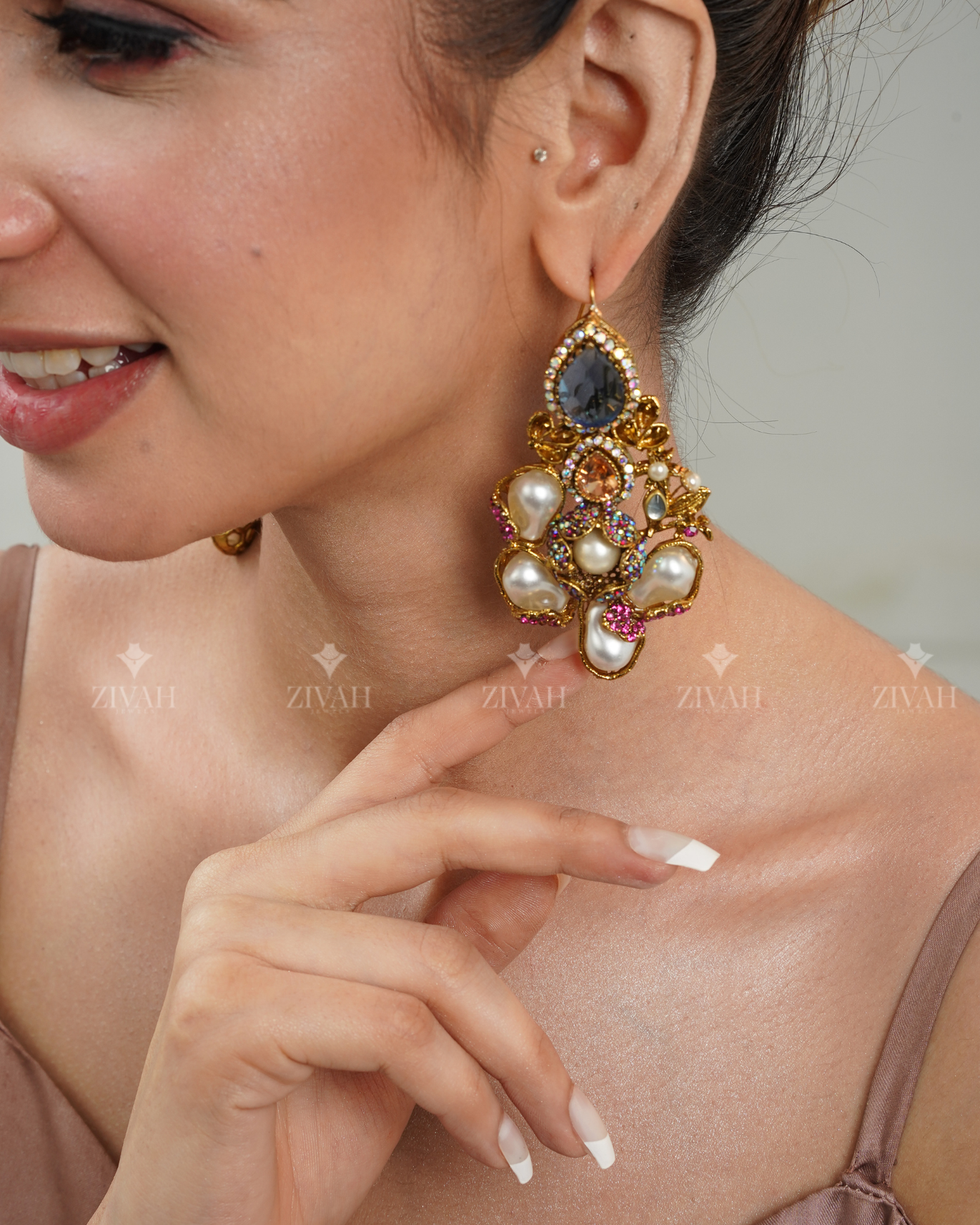 Designer Turkish Double Choker Set