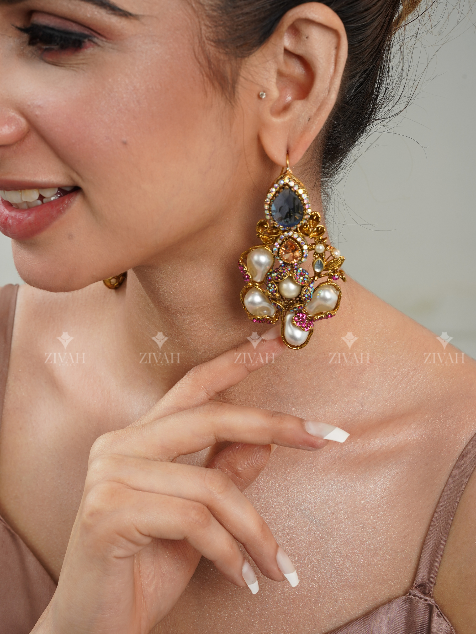 Designer Turkish Double Choker Set