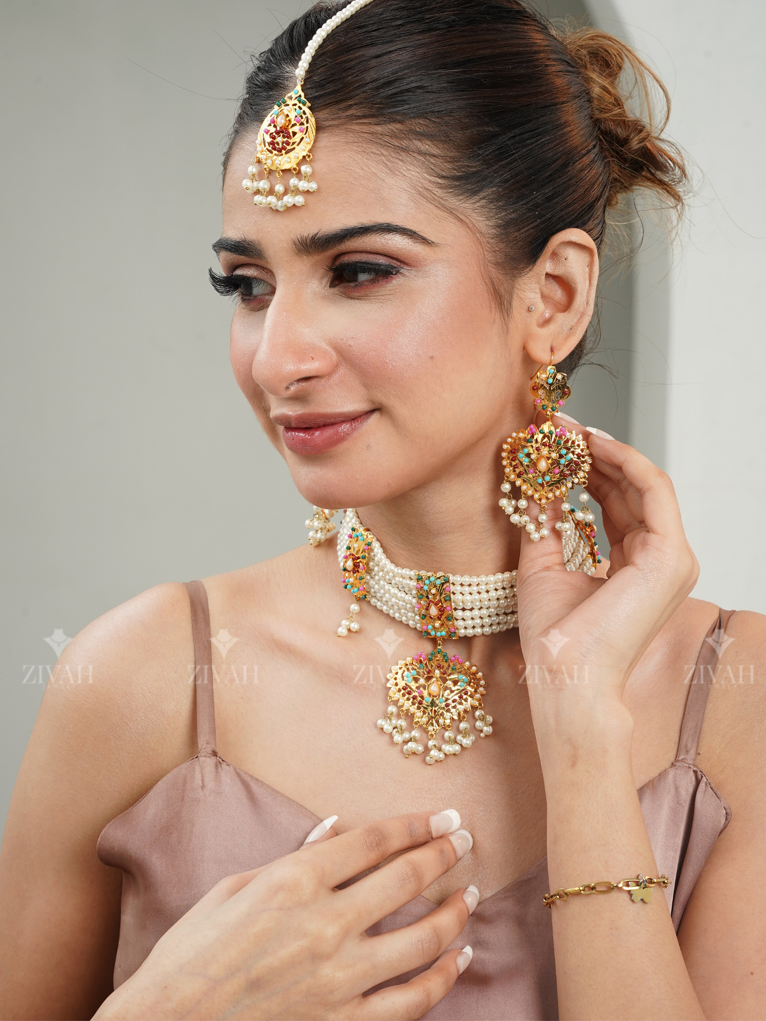 Hyderabadi Patra Choker Set