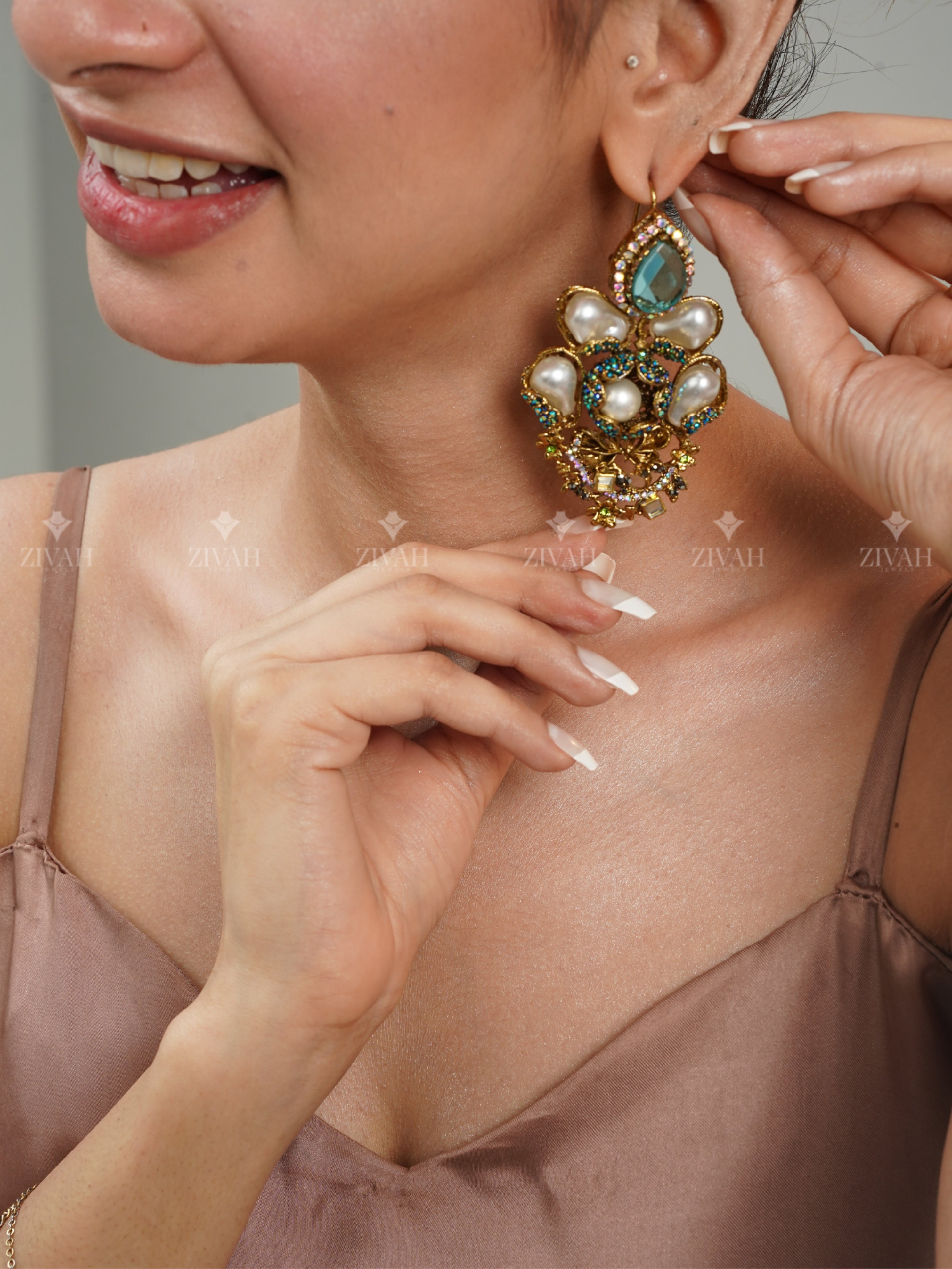 Designer Turkish Double Choker Set