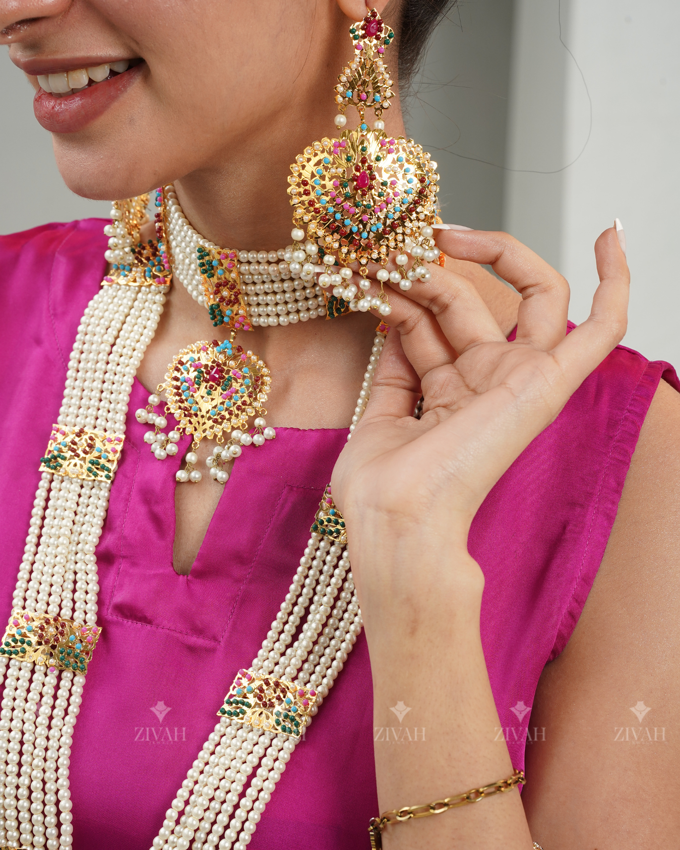 Exclusive Sadabahar Hyderabadi Bridal  Set