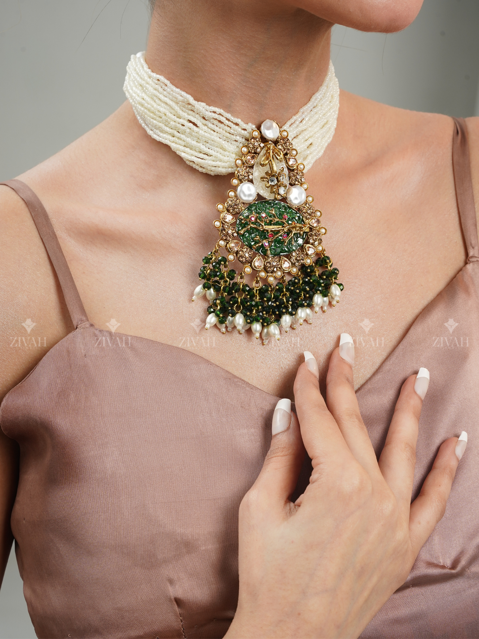 Handmade Designer Turkish Choker Set