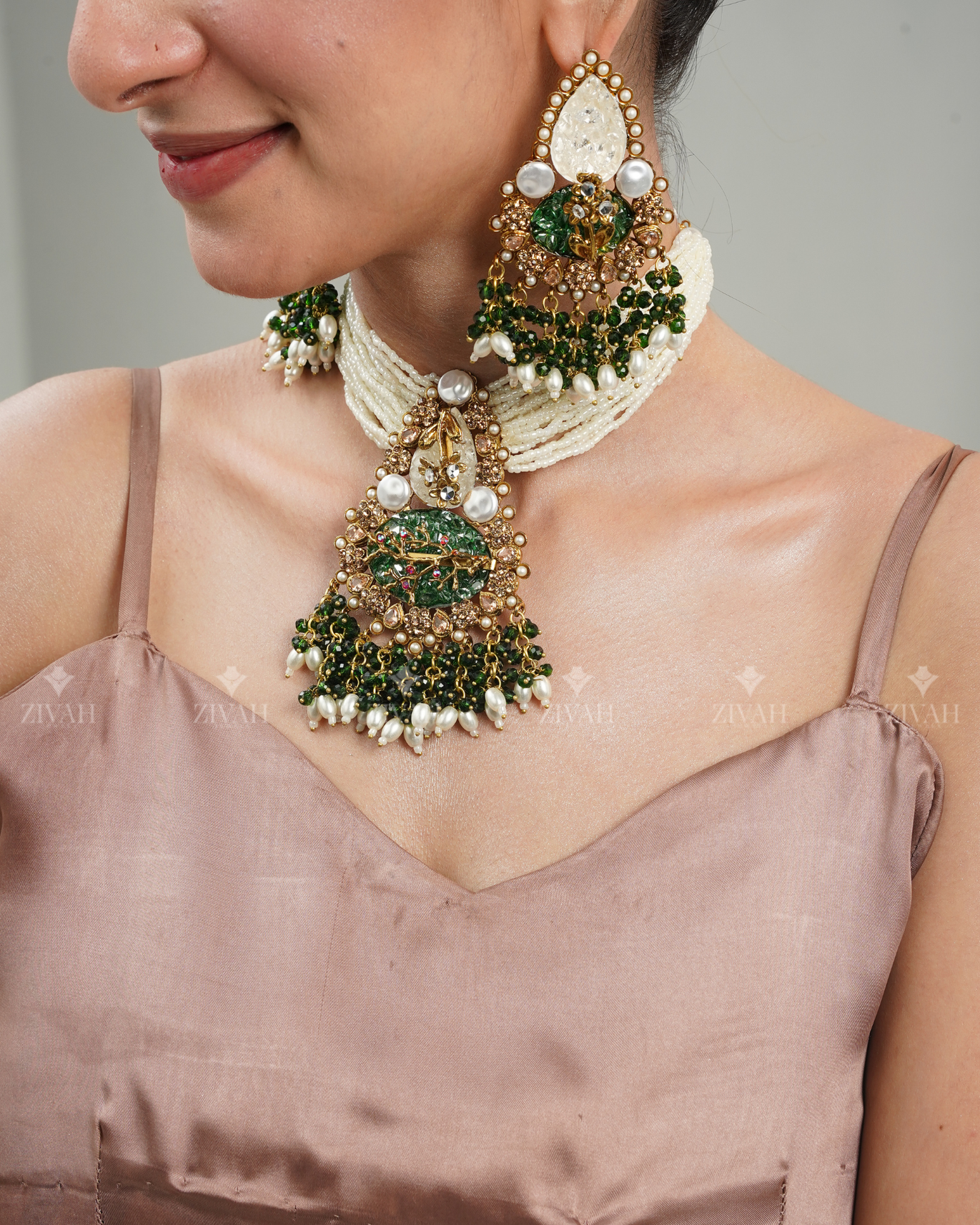 Handmade Designer Turkish Choker Set