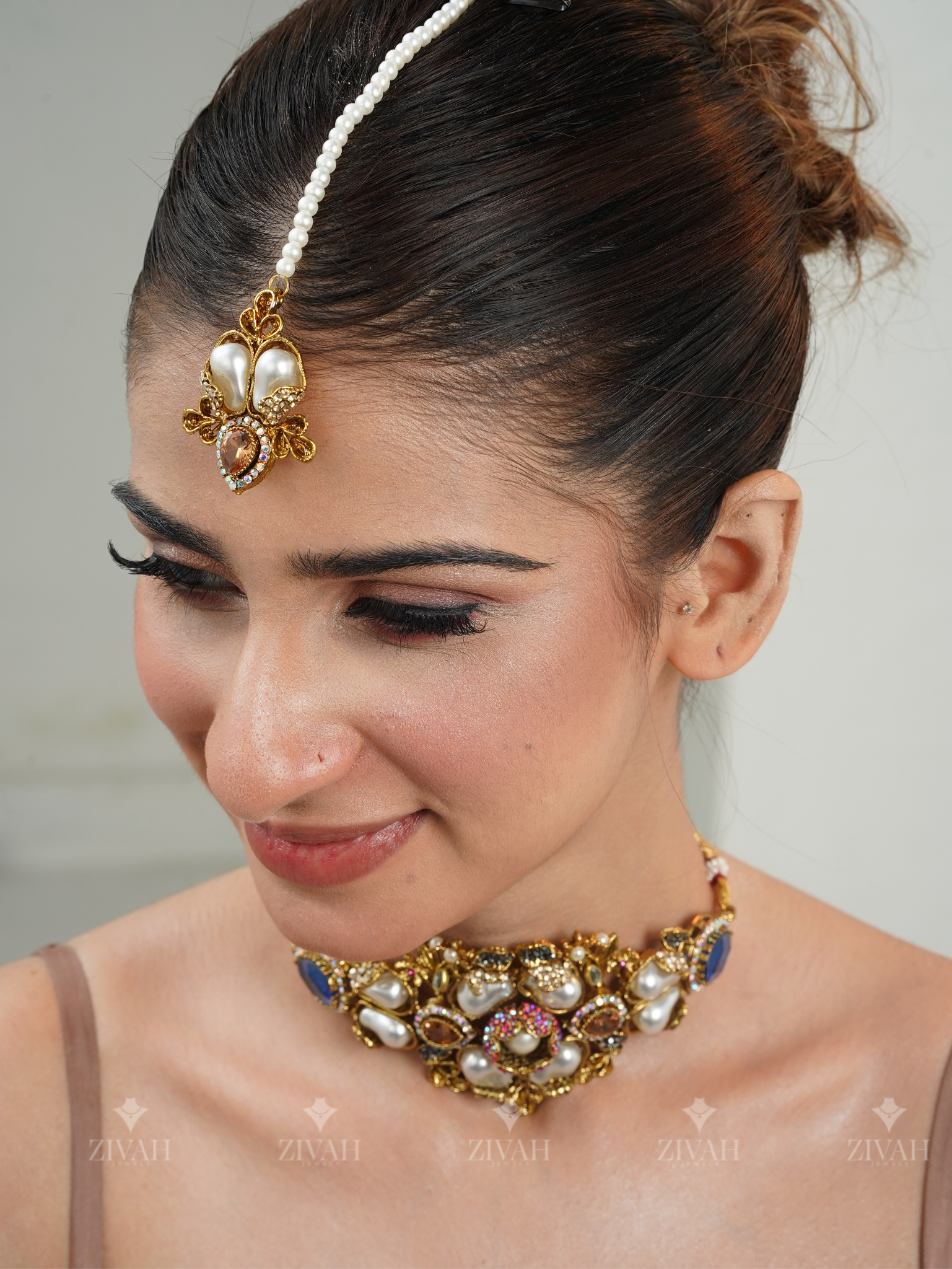 Designer Turkish Double Choker Set