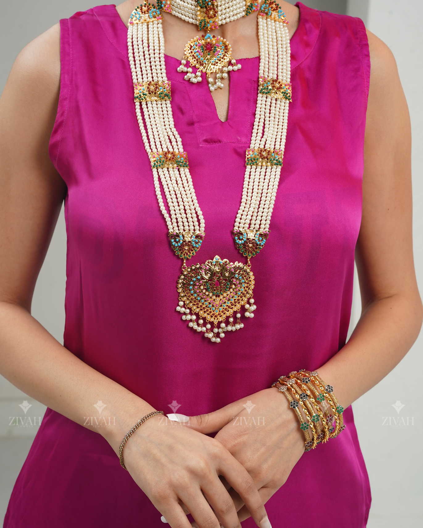 Exclusive Sadabahar Hyderabadi Bridal  Set