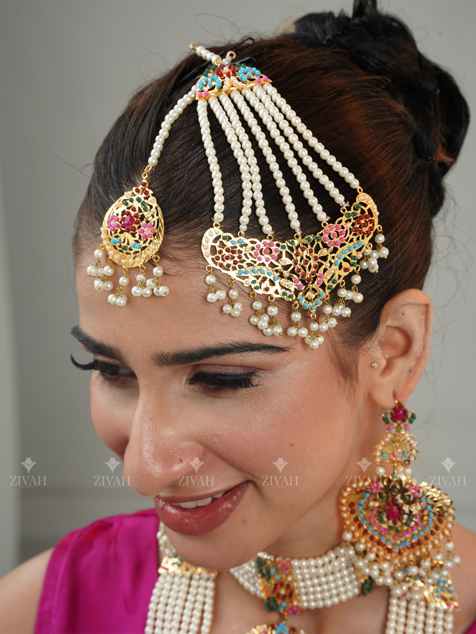 Exclusive Sadabahar Hyderabadi Bridal  Set
