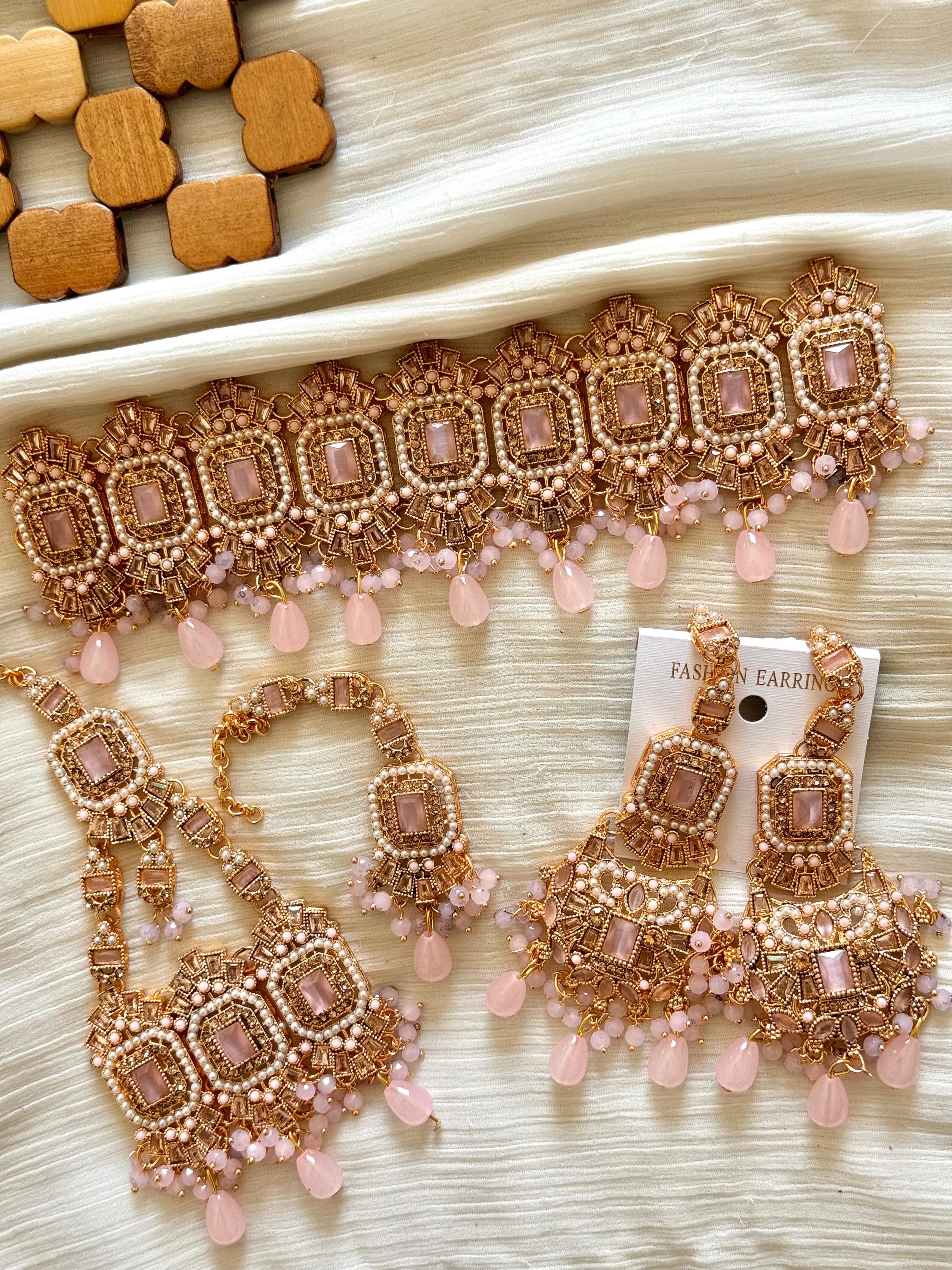 Colourful Zircon Choker Sets