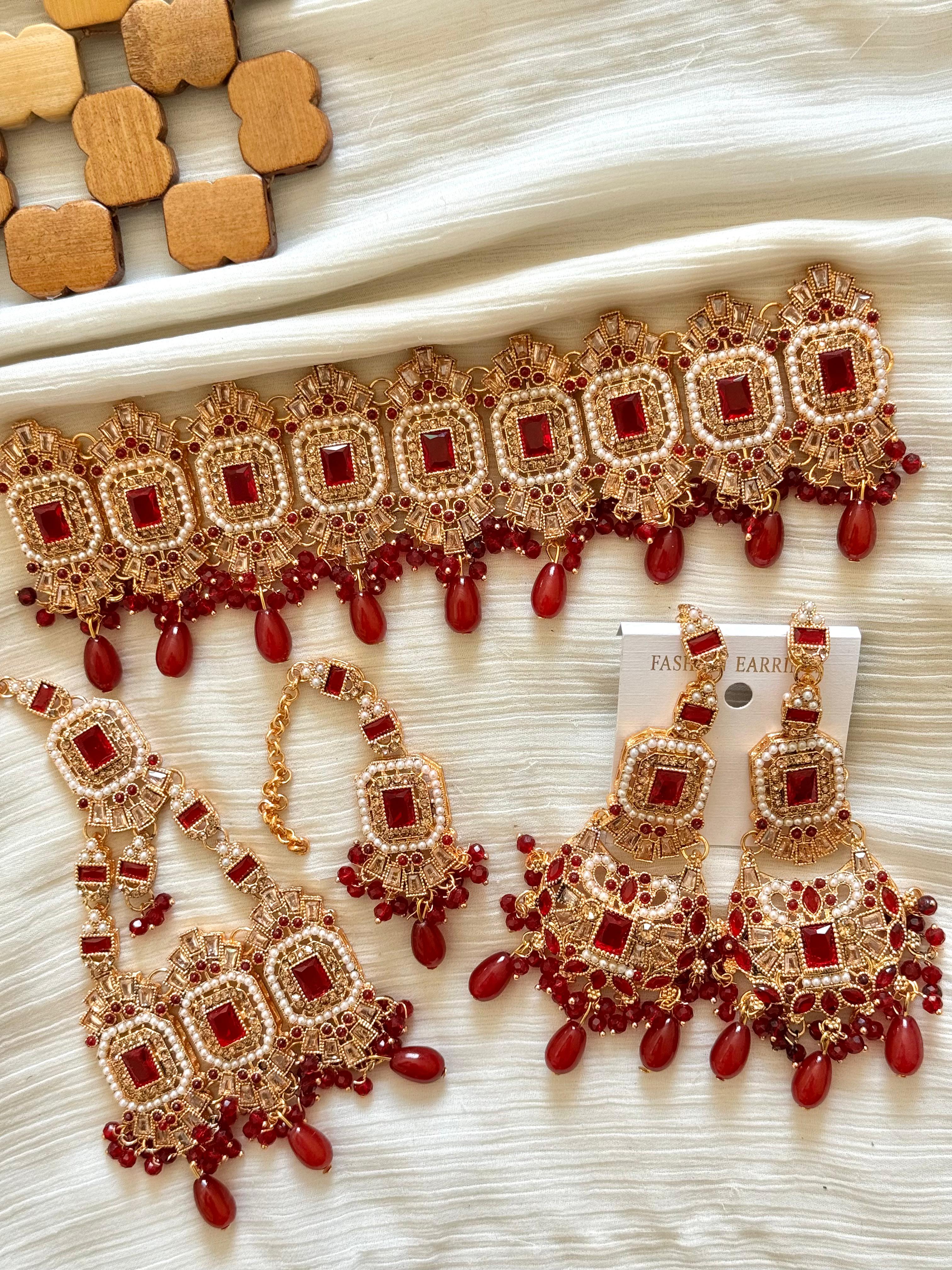 Colourful Zircon Choker Sets