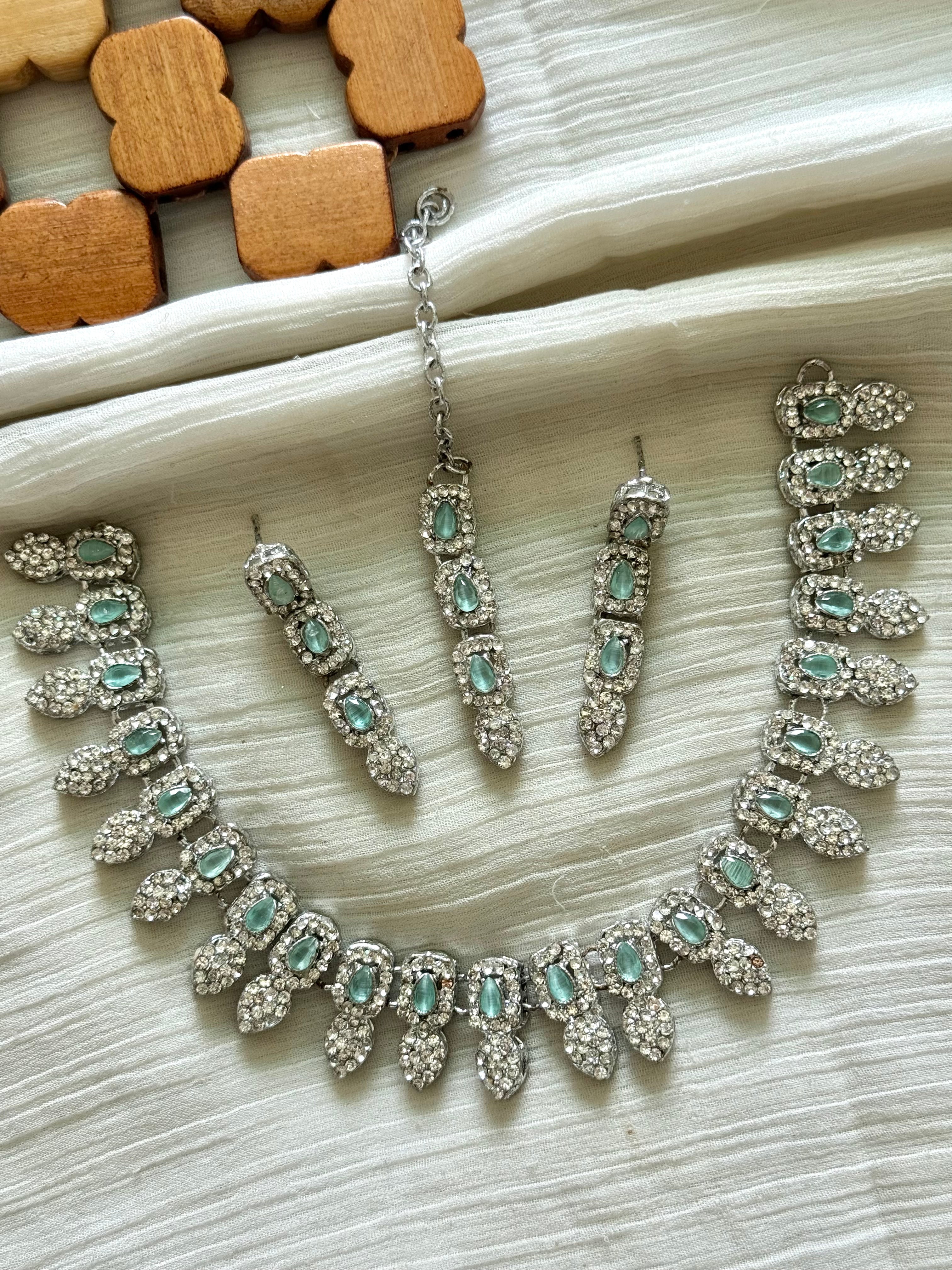 Colourful Zircon Necklace Sets