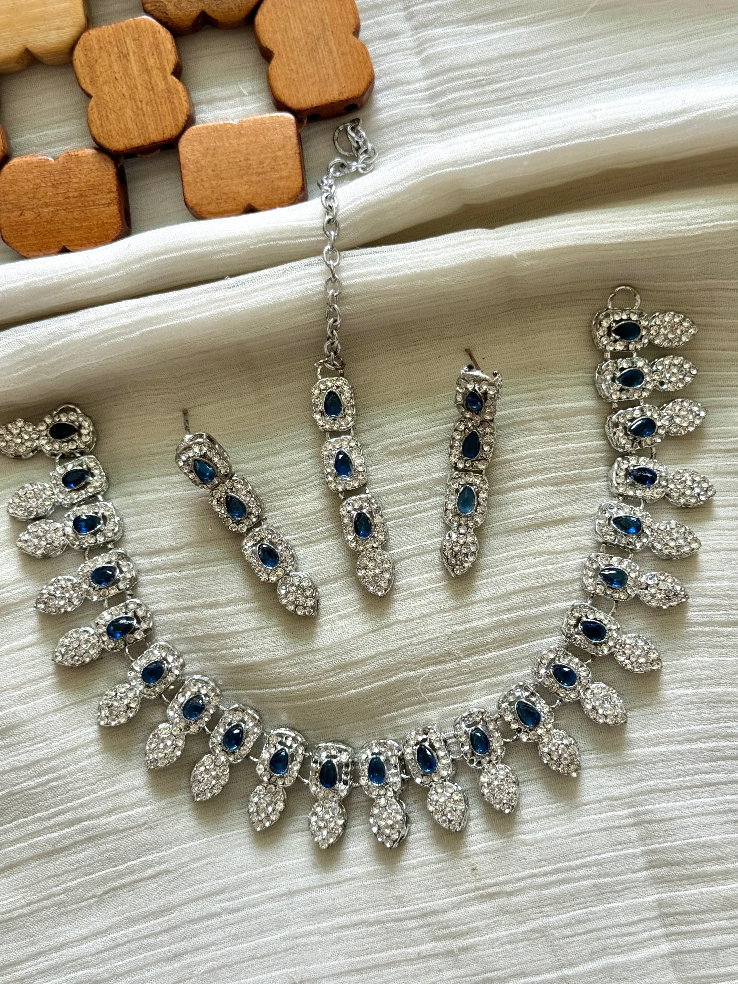 Colourful Zircon Necklace Sets