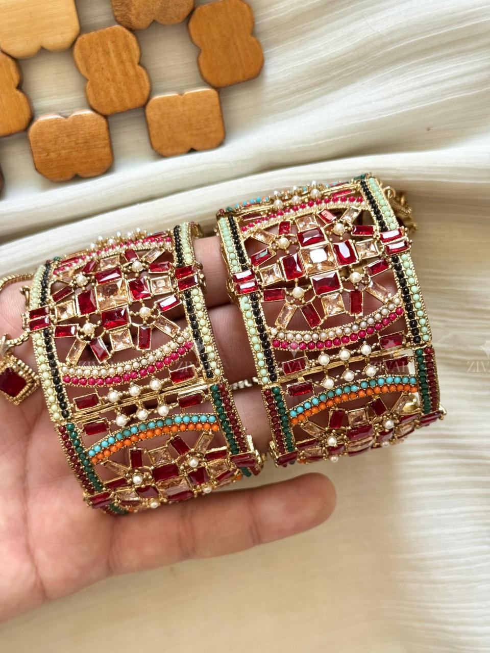 The Gul-e-Noor Openable Bangles