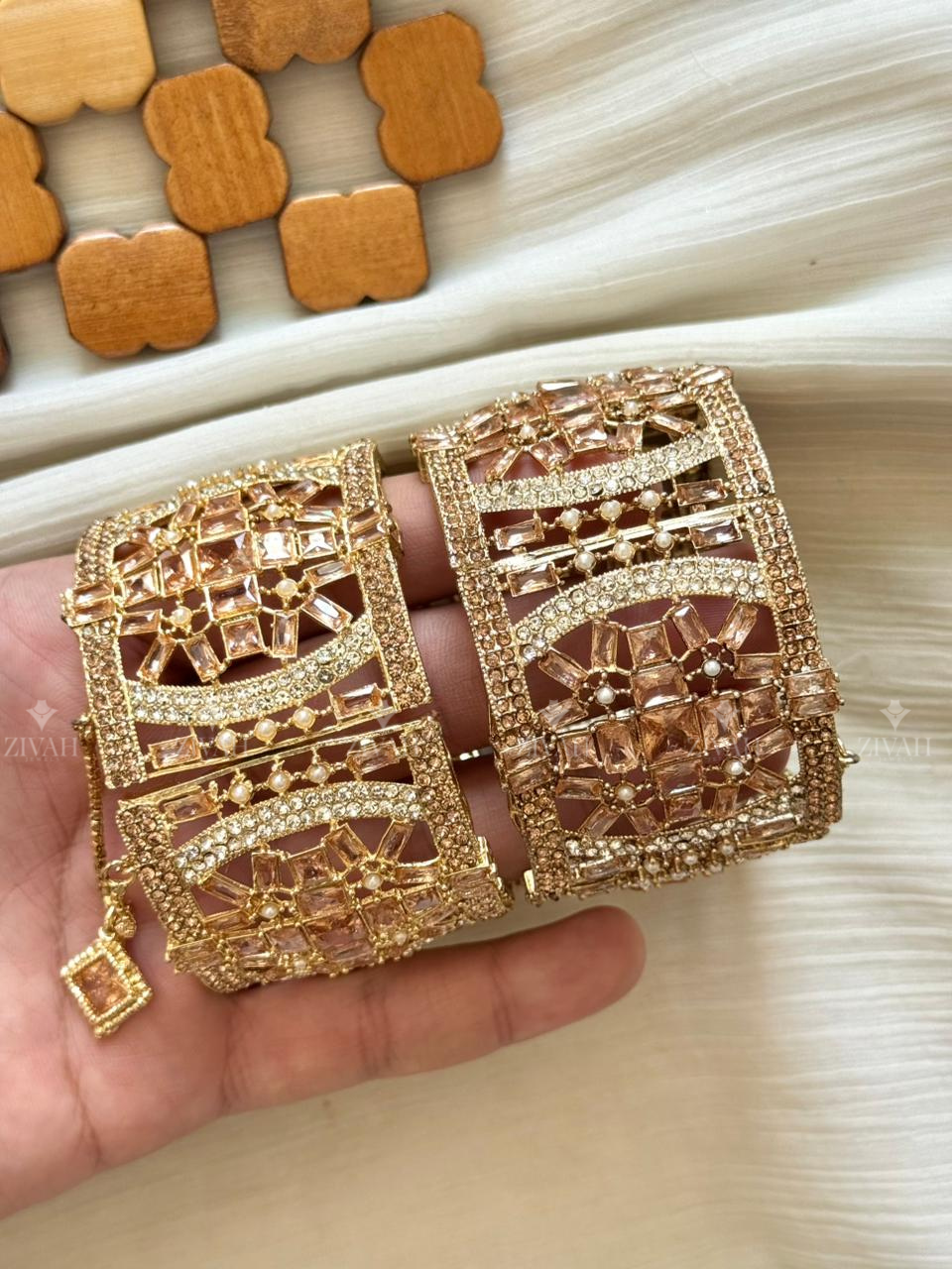The Gul-e-Noor Openable Bangles