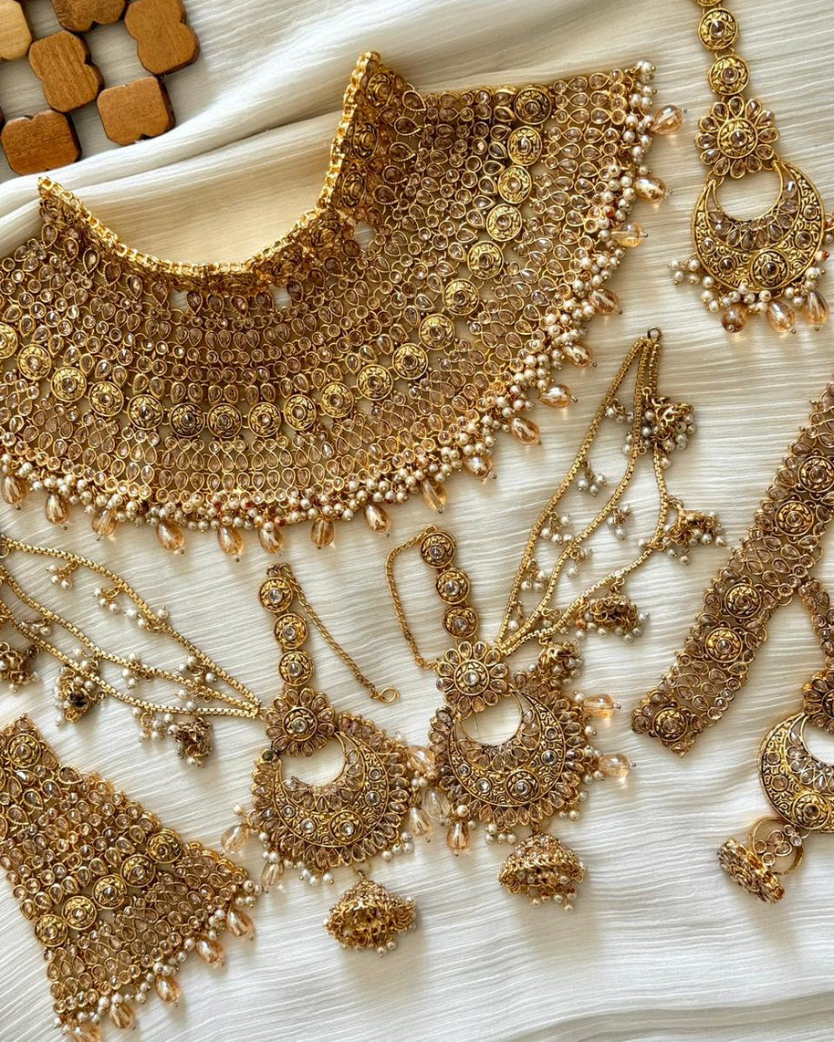 Handmade Zircon Bridal Sets Ring Bracelet