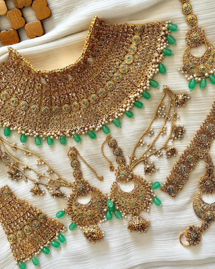 Handmade Zircon Bridal Sets Ring Bracelet