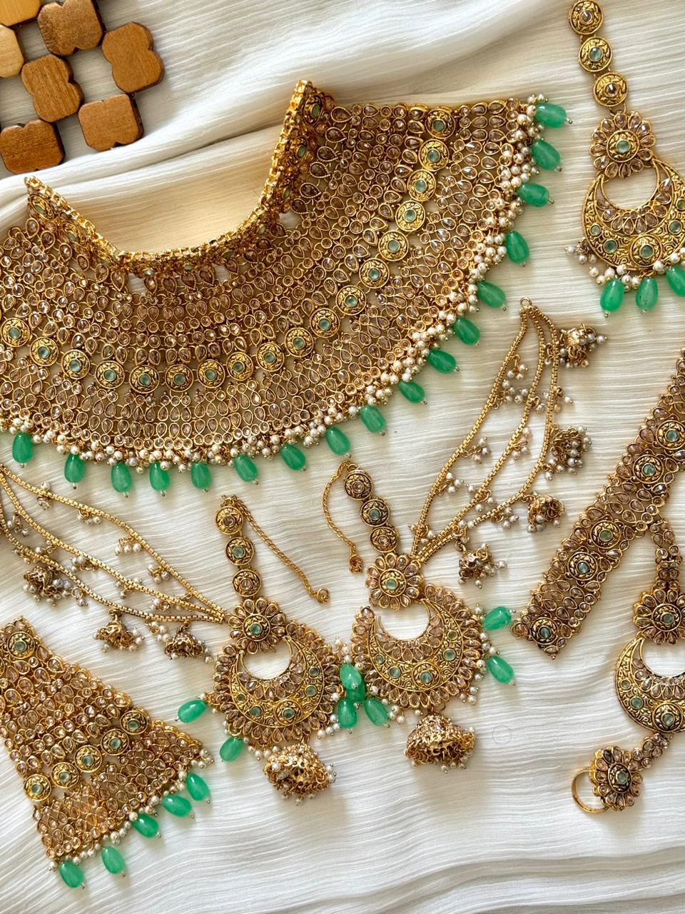 Handmade Zircon Bridal Sets Ring Bracelet